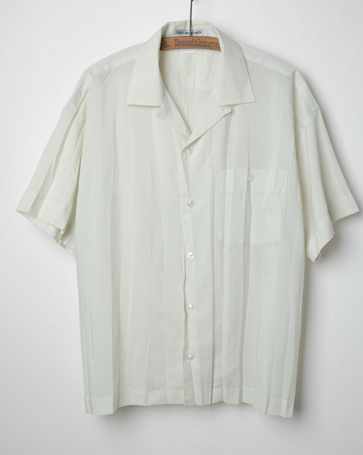 Issey Miyake Issey Miyake Men Wrinkle Shirt Size US L / EU 52-54 / 3 - 1 Thumbnail