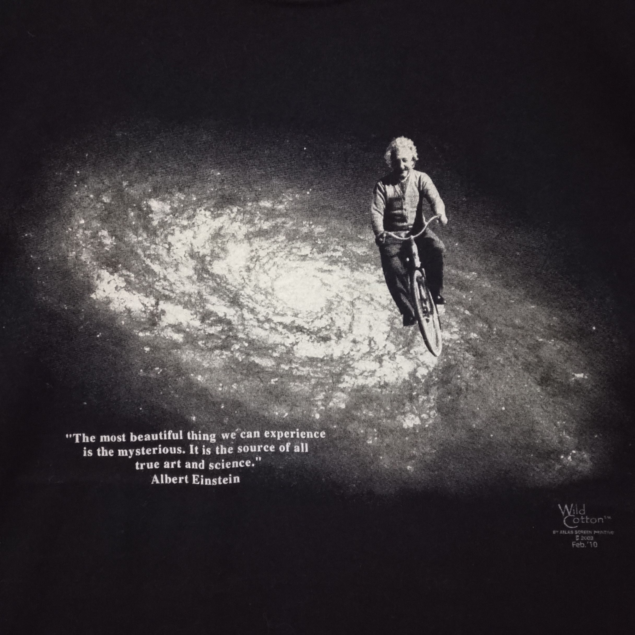 Vintage Vintage Albert Einstein Universe Quote Glow in The Dark Tee Size US L / EU 52-54 / 3 - 3 Thumbnail