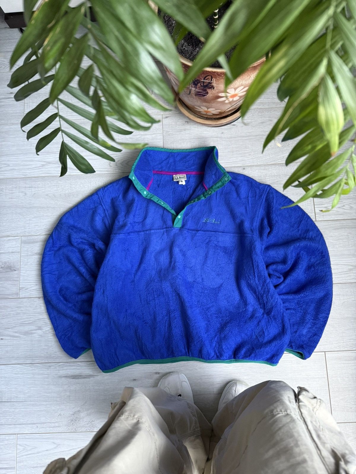 Vintage LL. Bean Cozy Fleece Jacket sweater zip sweatshirt
