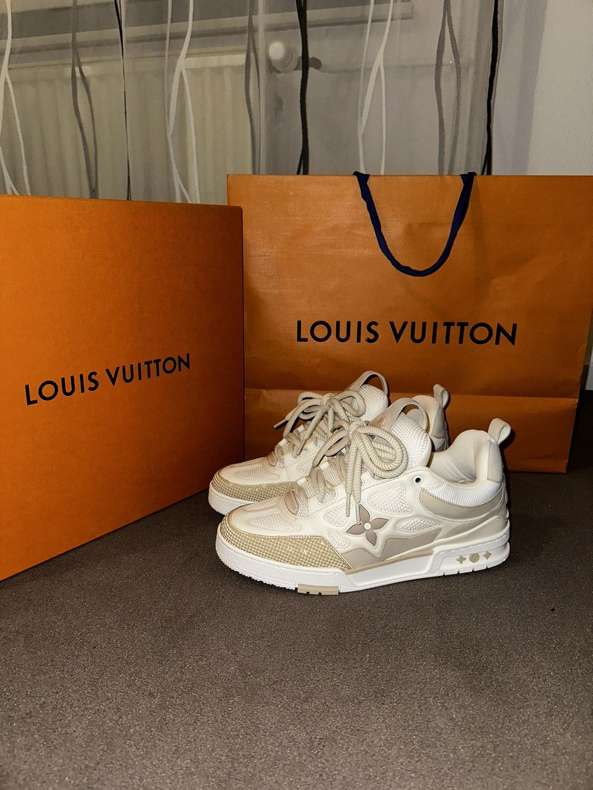 Louis Vuitton Louis Vuitton Skate Sneaker Beige Size US 10.5 / EU 43-44 - 11 Thumbnail
