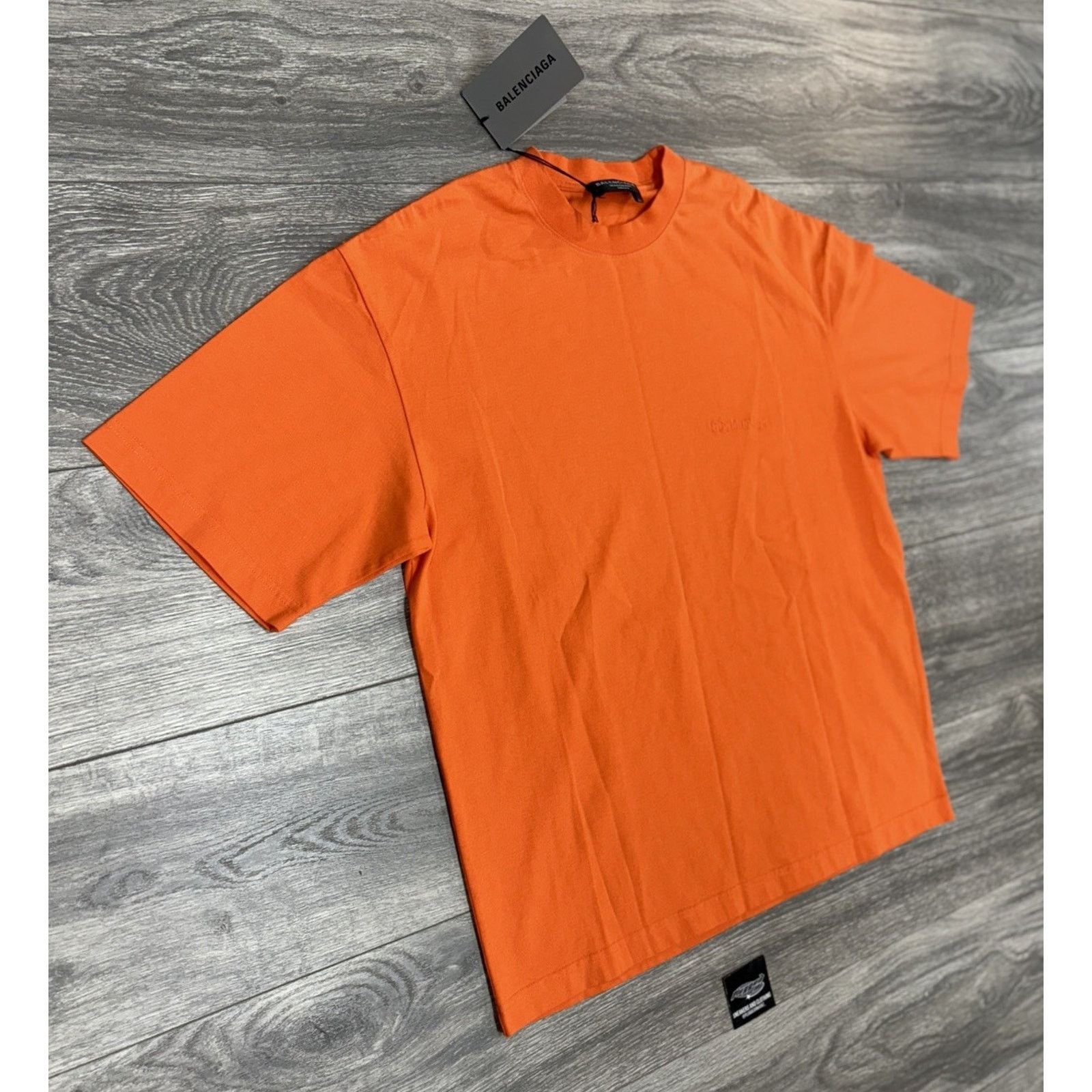 Balenciaga Balenciaga Casual T-Shirt ' Fluorescent Orange ' | NEW! Size US XXS / EU 40 - 2 Thumbnail