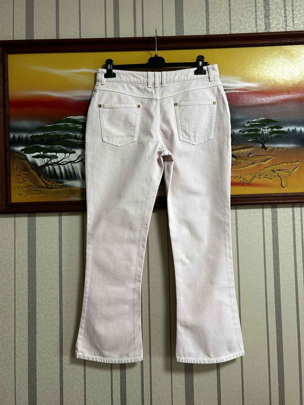 Balmain Balmain Parish Jeans Pink Size 30" / US 8 / IT 44 - 1 Thumbnail