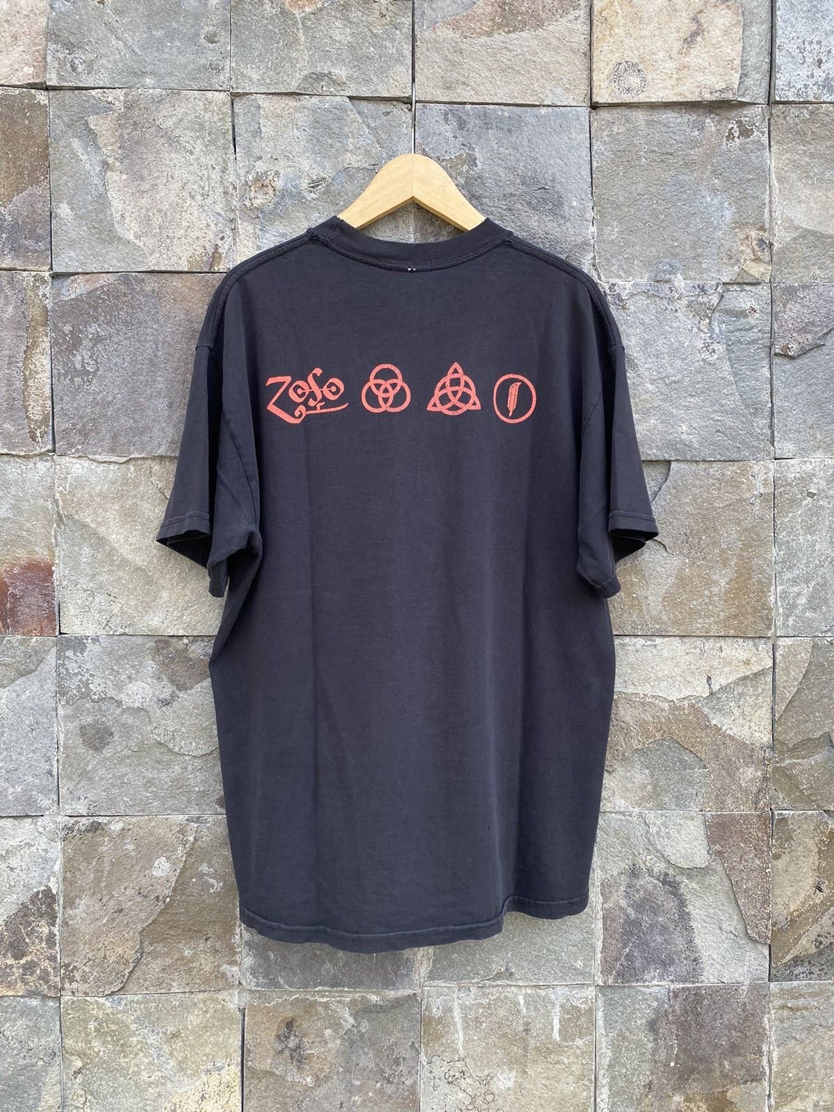Band Tees Vintage Led Zeppelin Stick Man Shirt Size US L / EU 52-54 / 3 - 2 Thumbnail