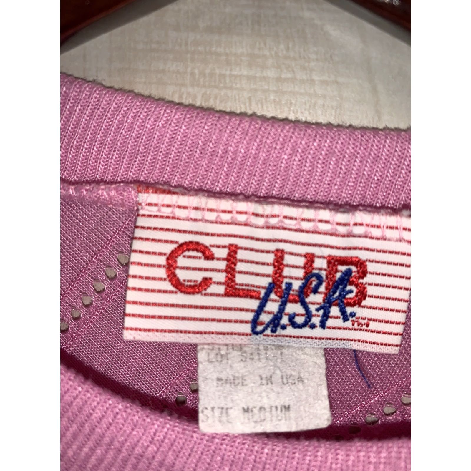 Pinko VINTAGE Womens Shirt M Pink 1990s CLUB USA-6754 Size M / US 6-8 / IT 42-44 - 2 Thumbnail