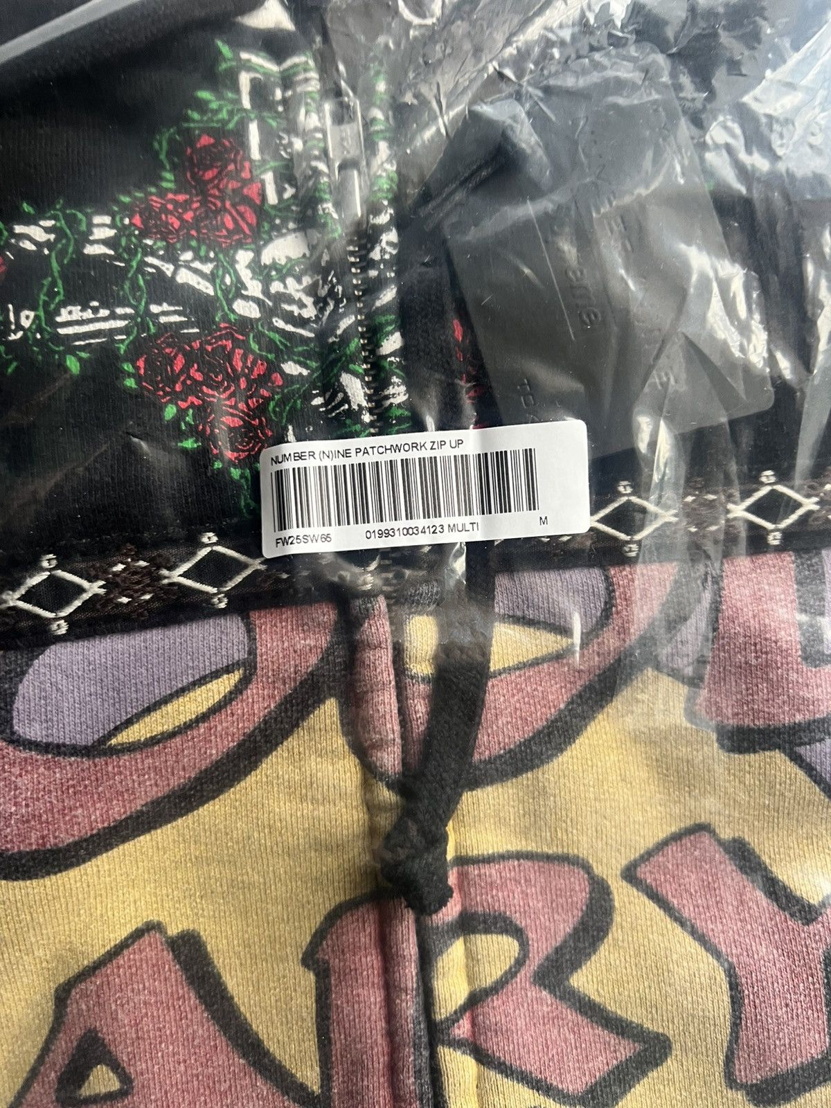 Number (N)ine × Supreme Supreme Number Nine Patchwork Zip Up Hooded Sweatshirt Size US M / EU 48-50 / 2 - 5 Thumbnail