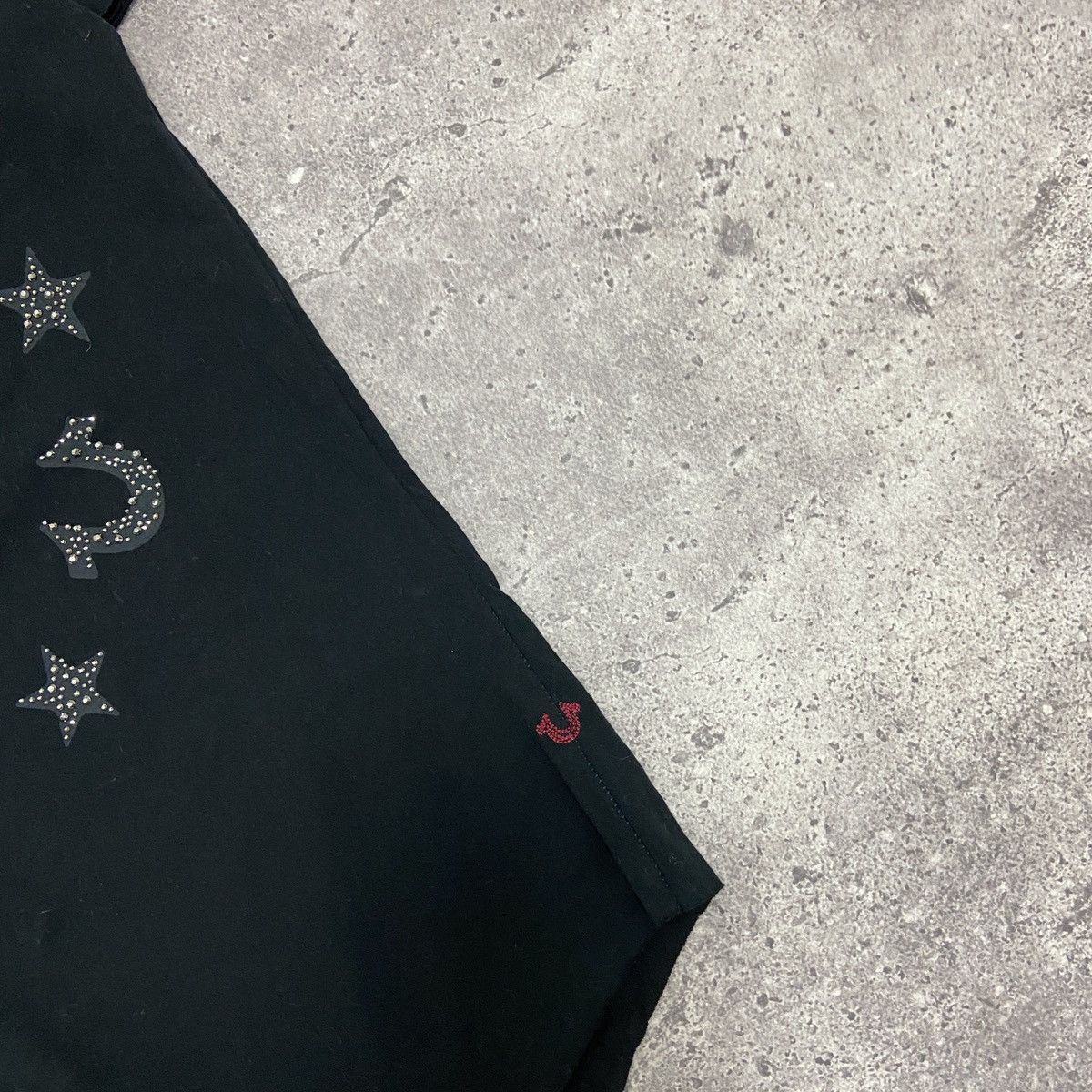 True Religion Vintage 00s True Religion USA Glitter tee y2k black L hype Size S / US 4 / IT 40 - 7 Thumbnail