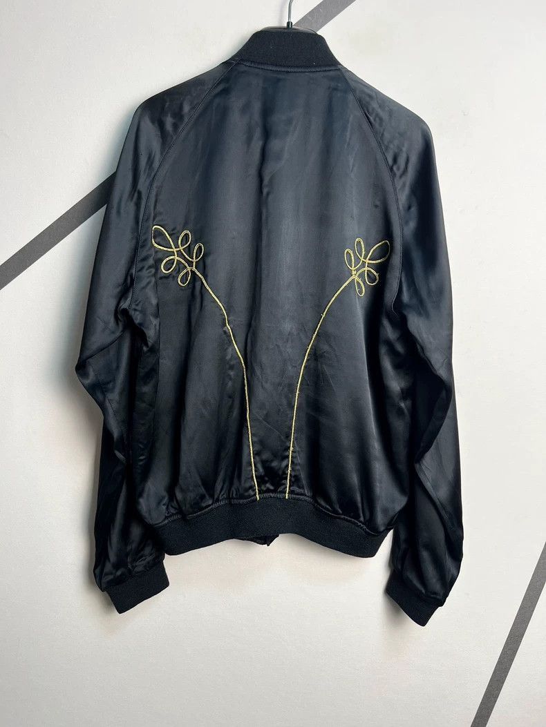 Saint Laurent Gold Embroidered Silk Jacket