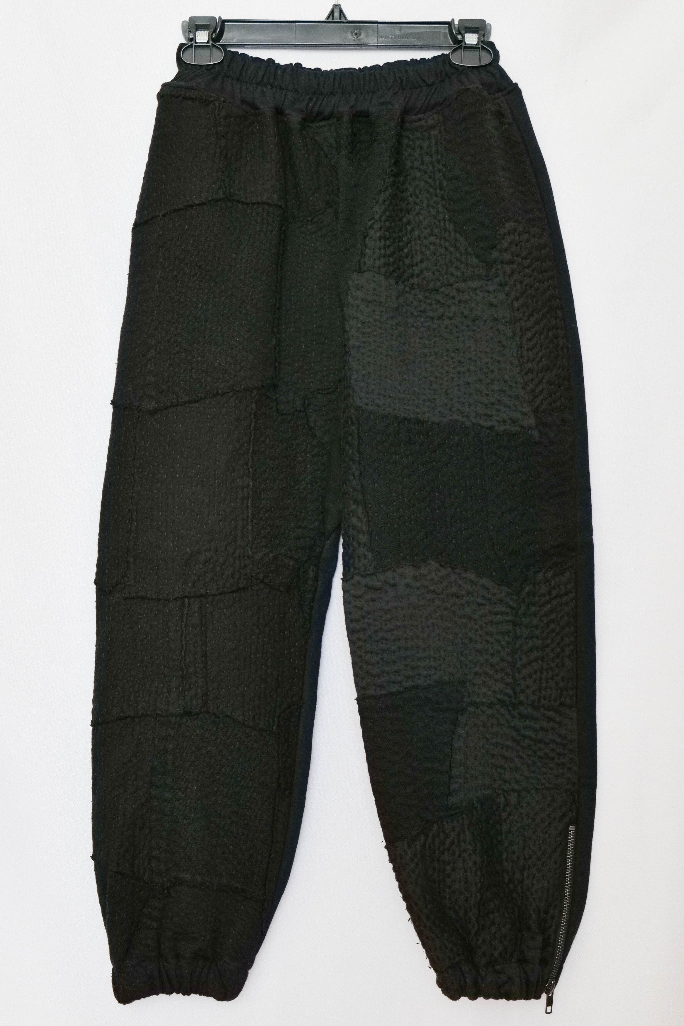 image of By Walid Patchwork Joggers in Black, Women's (Size 26)