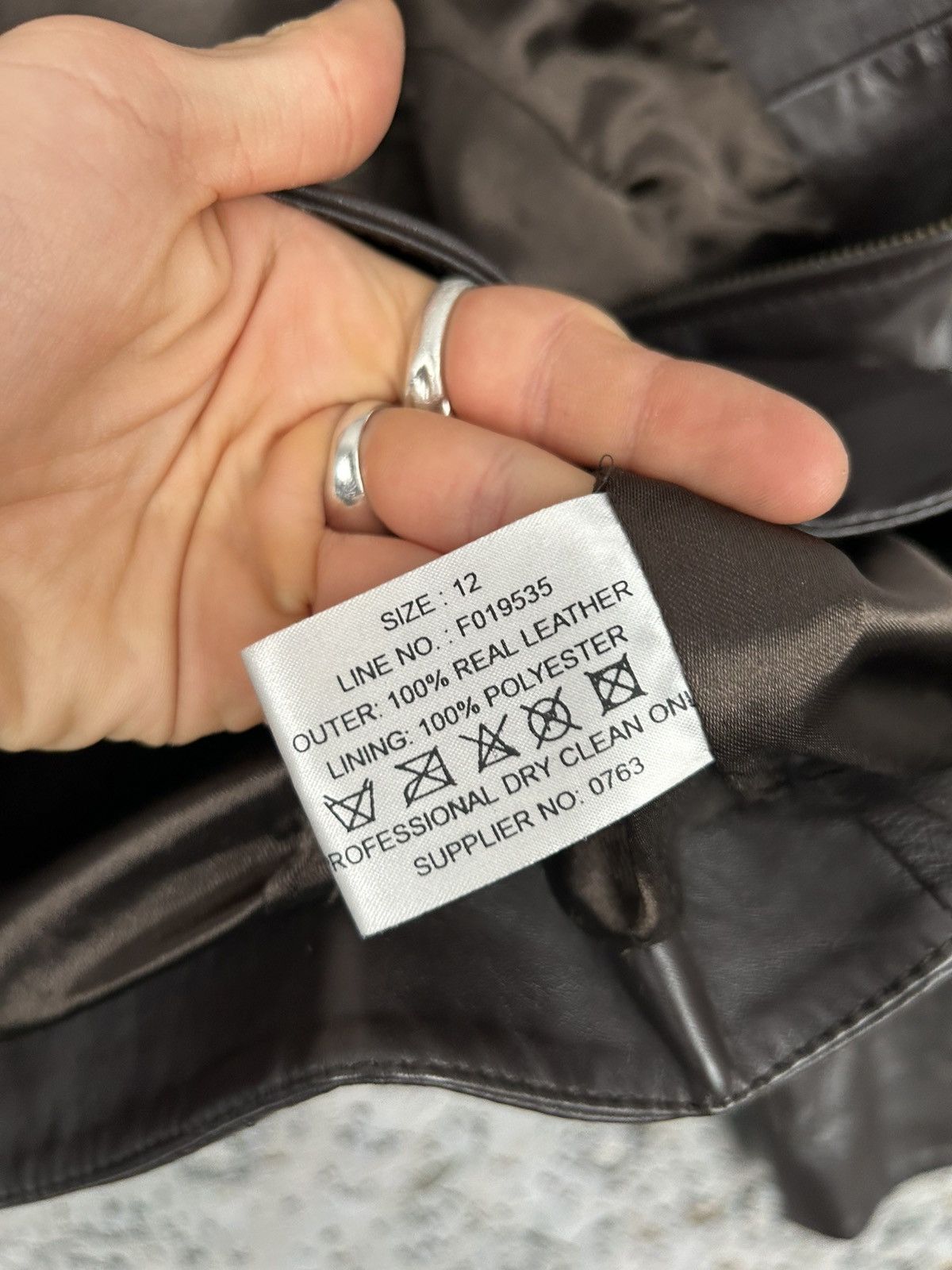 Genuine Leather Vintage Avant Garde Genuine Leather Jacket 90s Grunge Punk Size XL / US 12-14 / IT 48-50 - 6 Thumbnail
