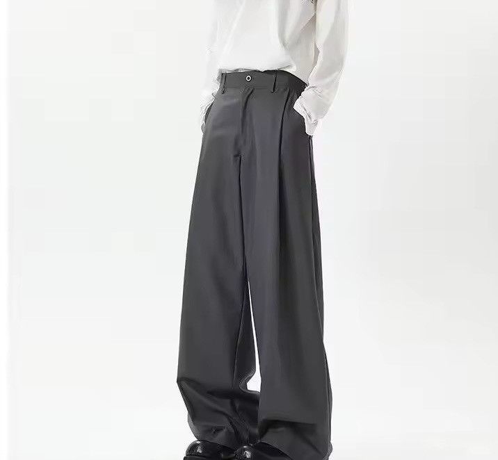 Japanese Brand Trousers Pleated Design Wide Leg Pant Size US 32 / EU 48 - 2 Thumbnail