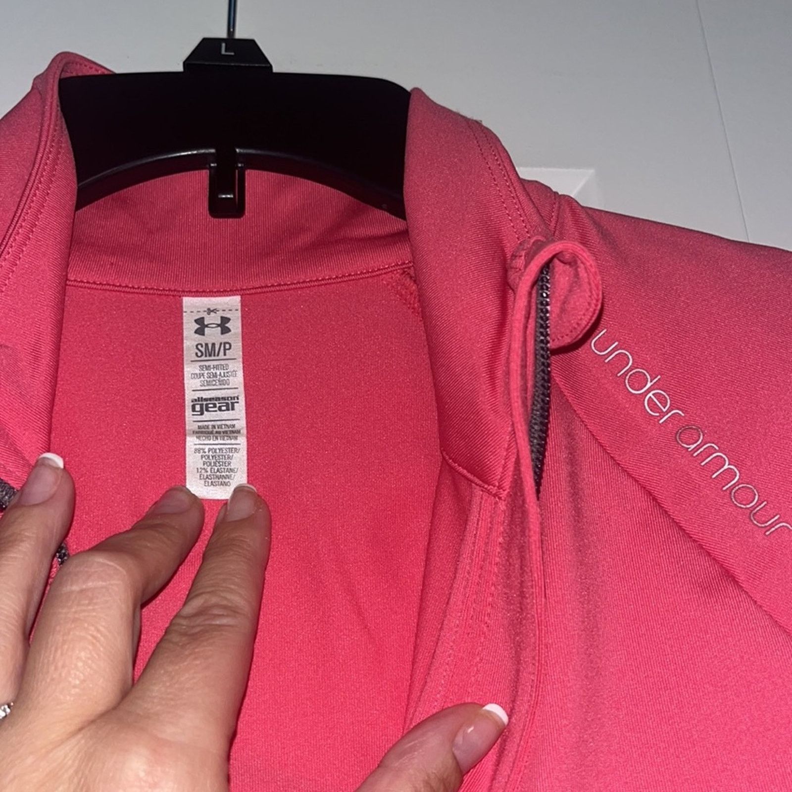 Under Armour Under Armour Womens Semi-Fitted All Season Jacket Pink Small Size S / US 4 / IT 40 - 3 Thumbnail