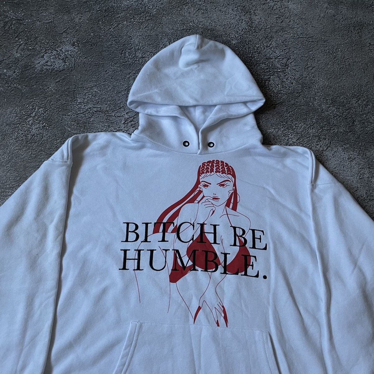 Vintage Vintage Y2K Graphic Hoodie Cream Oversized Streetwear Drip M Size US M / EU 48-50 / 2 - 5 Thumbnail