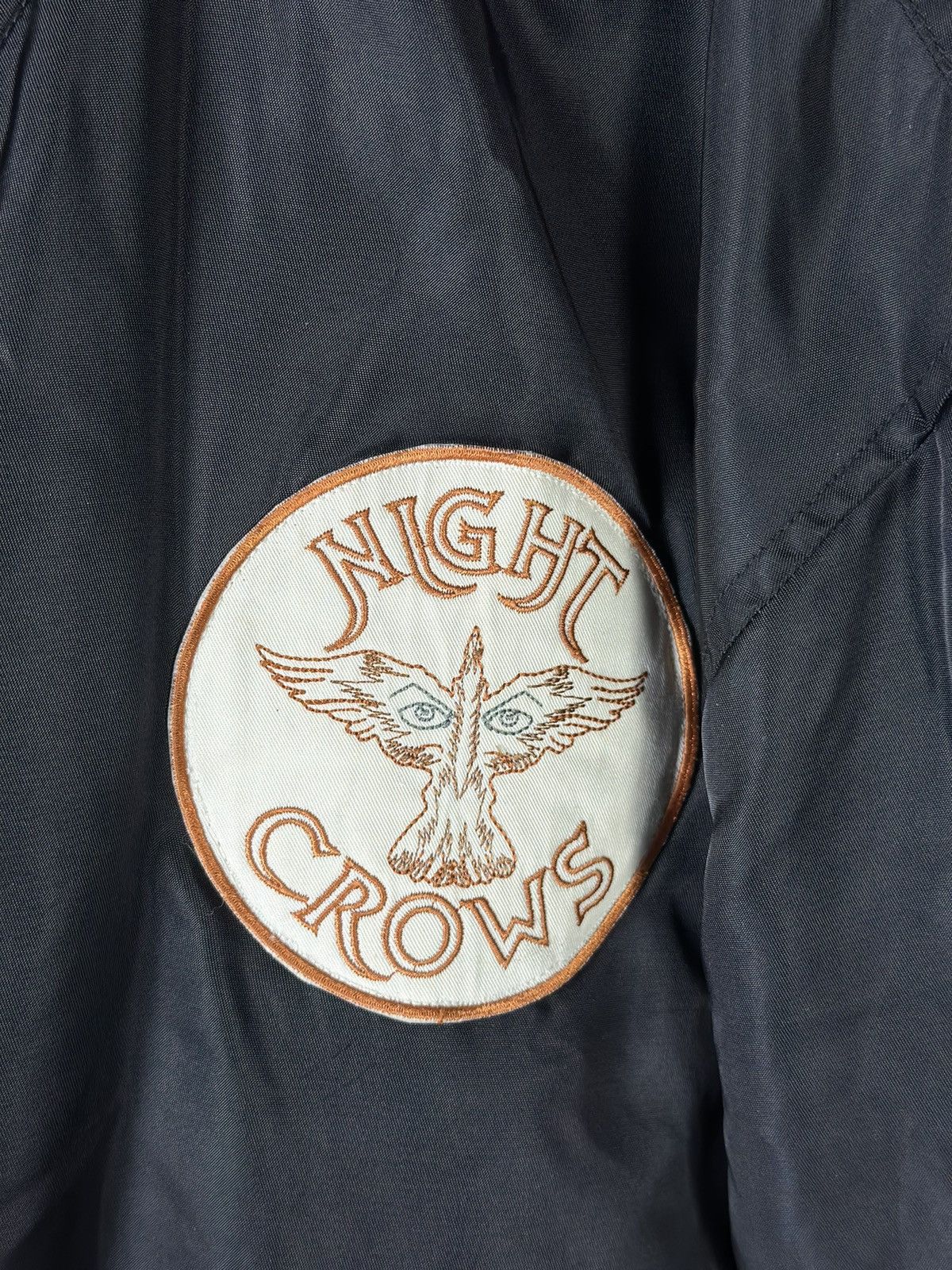 Vintage Vintage Buster Night Crows MA-1 Bomber Jacket Size US XL / EU 56 / 4 - 9 Thumbnail