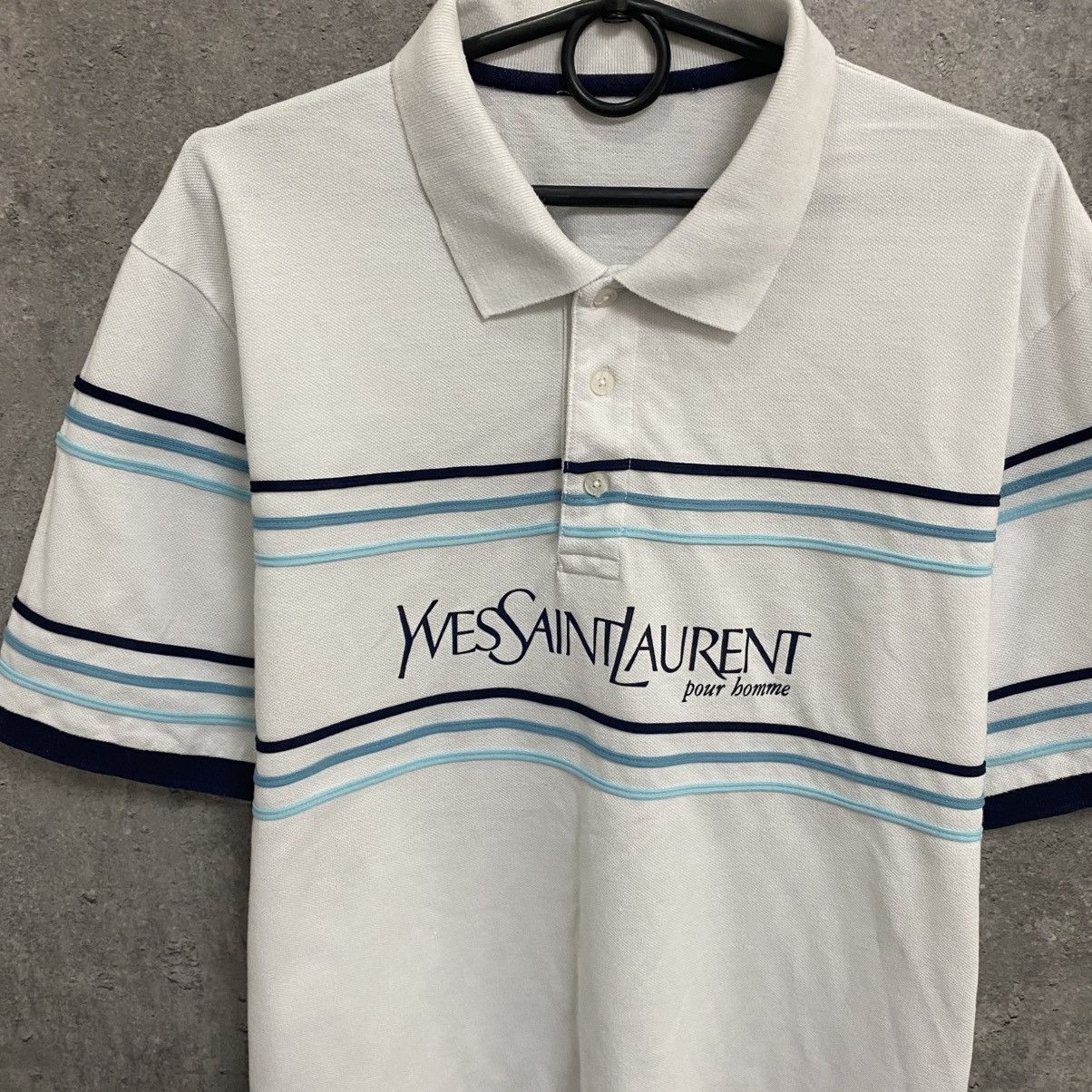 Clothing Ysl Polo T Shirt Yves Saint Laurent Men's Polo Shirt YSL