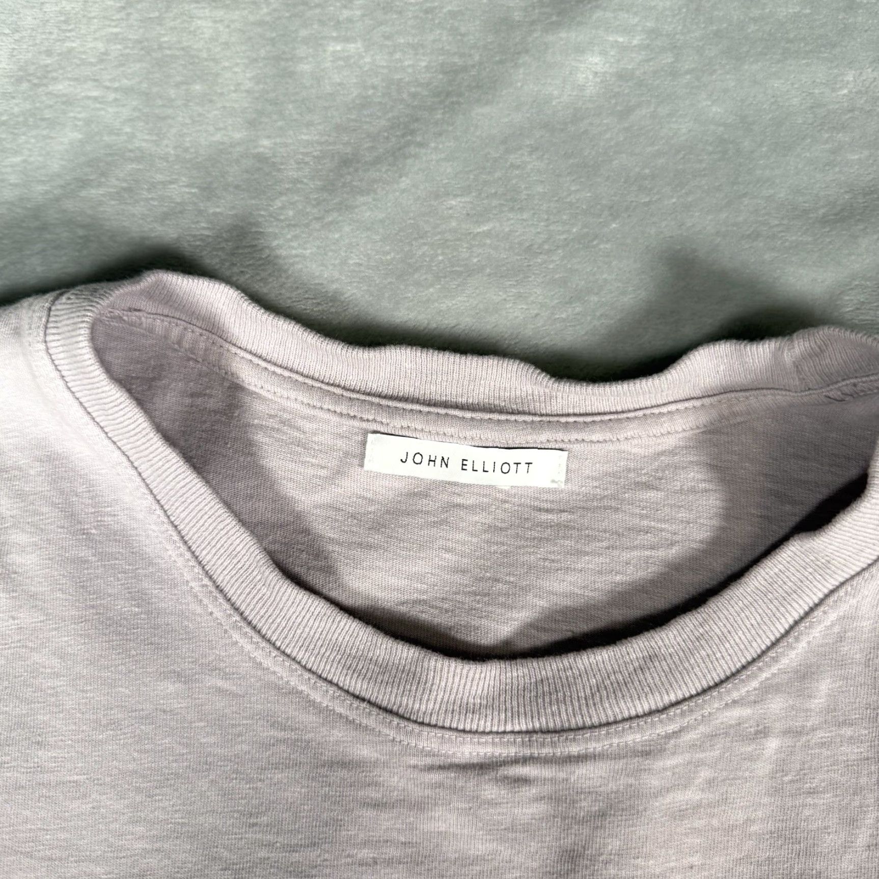 John Elliott John Elliot T Shirt Mens L Purple USA Made Crew Neck Short Sleeve Regular Fit cotton Logo 3 (Fits L) Oversized Size US L / EU 52-54 / 3 - 4 Thumbnail
