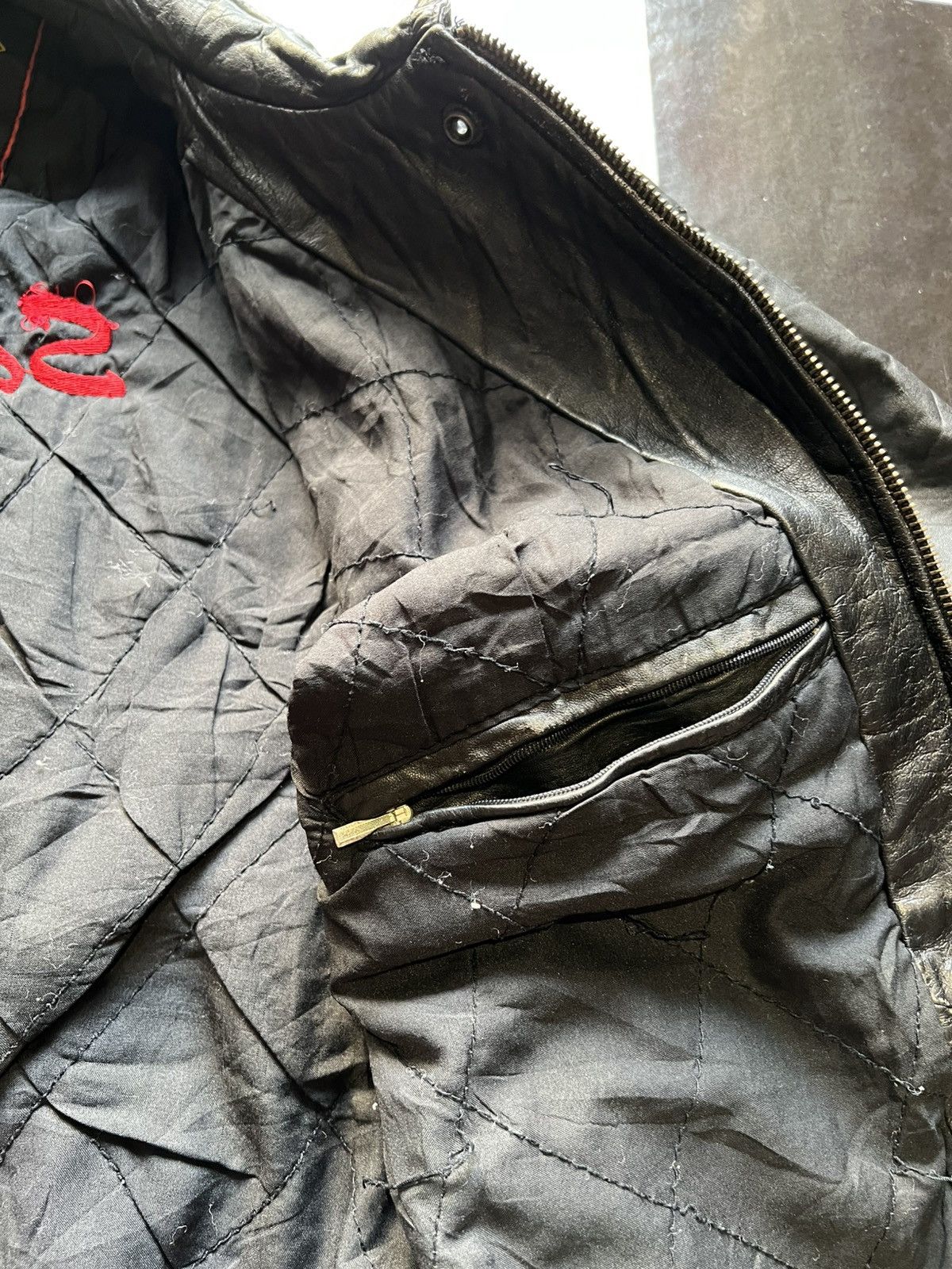Vintage Vintage Bomber Leather SAIGON ( VIETNAM h Size US L / EU 52-54 / 3 - 8 Thumbnail