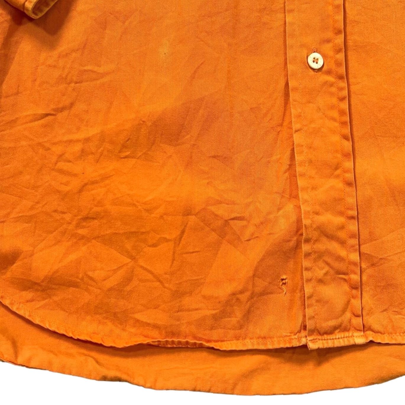 Napapijri Napapijri Embroidered Mini Logo Orange Long Sleeve Button-Up Shirt M Womens? Size US M / EU 48-50 / 2 - 6 Thumbnail