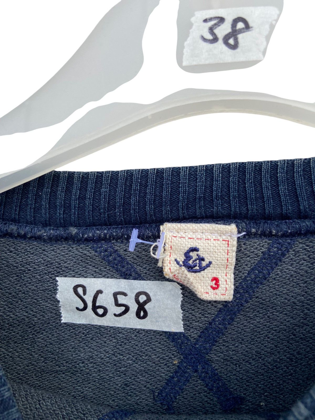 Eternal × Vintage VINTAGE INDIGO ETERNAL CREWNECK SWEATSHIRT Size US L / EU 52-54 / 3 - 5 Thumbnail