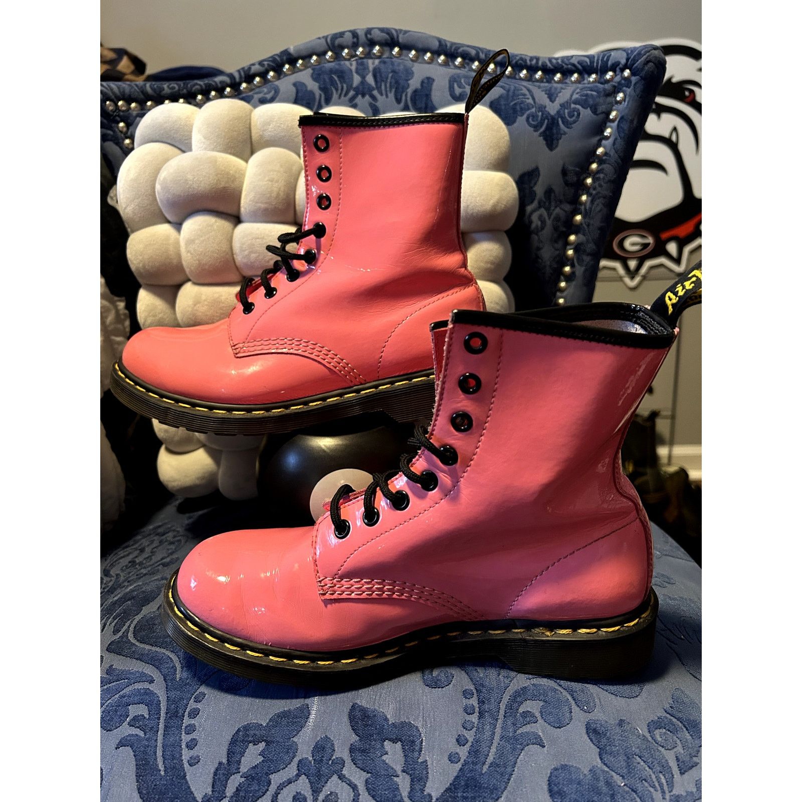 Dr. Martens Dr Martens Pascal Bubblegum Pink Patent Leather size 8/EU 39 Size US 8 / IT 38 - 2 Thumbnail
