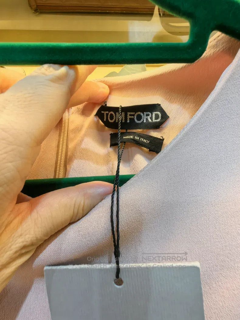 Tom Ford Tom Ford Silk haute couture dress Size XS / US 0-2 / IT 36-38 - 4 Thumbnail