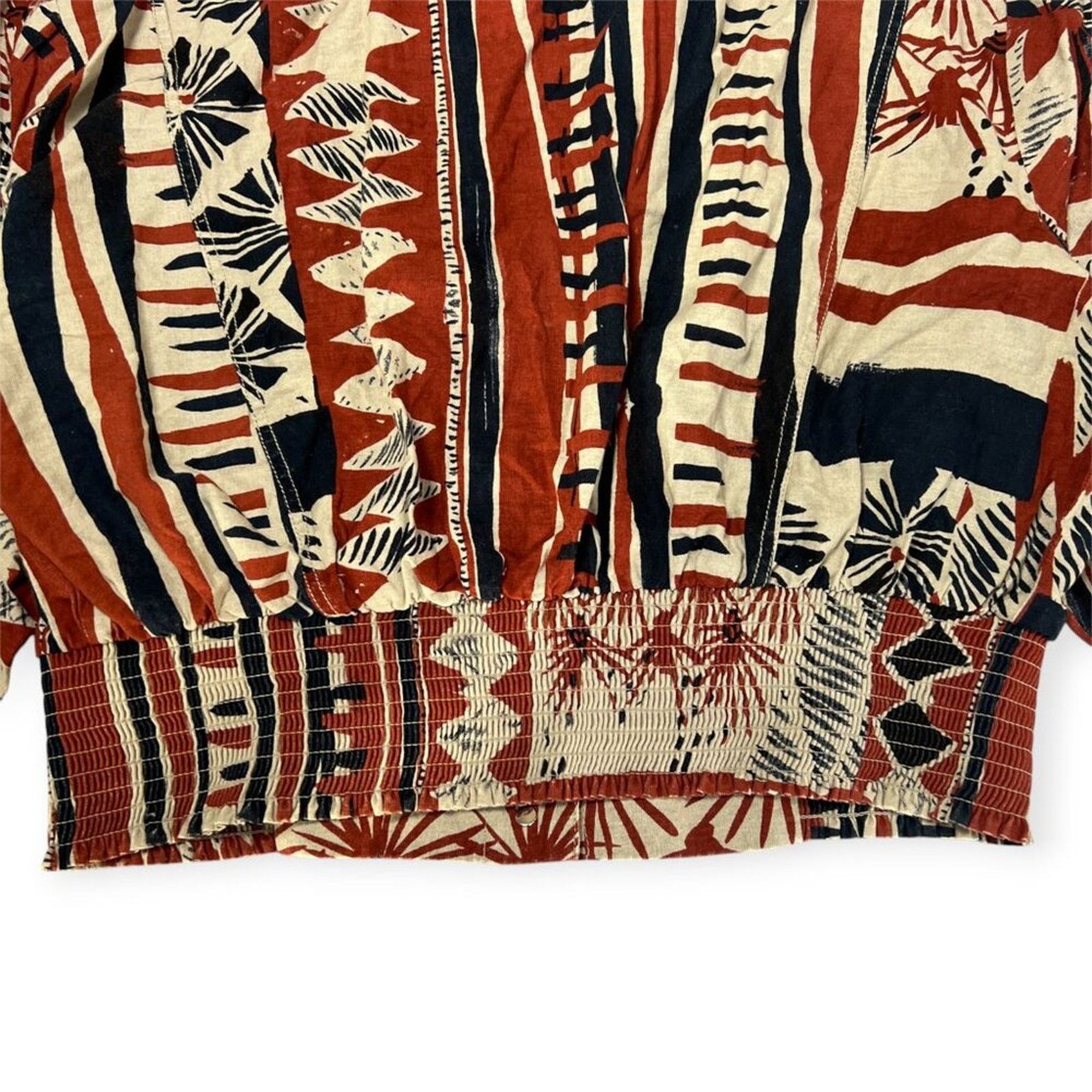 Free People Free People Golden Nile Aztec Crop Shirt Jacket Multicolor L Size L / US 10 / IT 46 - 7 Thumbnail