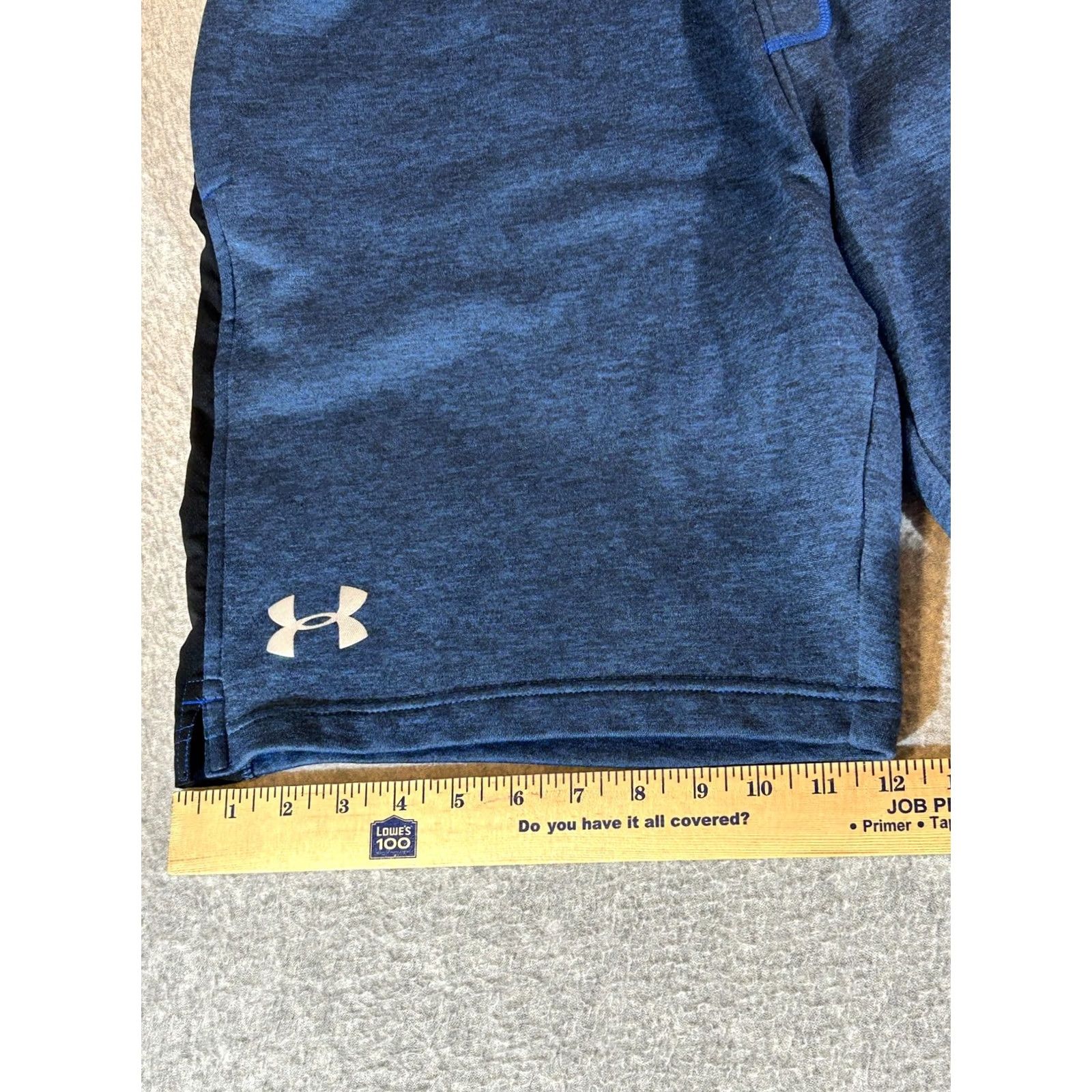 Under Armour Under Armour Shorts Mens Large Blue Terry Athletic Gym Training Workout UA Size US 33 - 4 Thumbnail