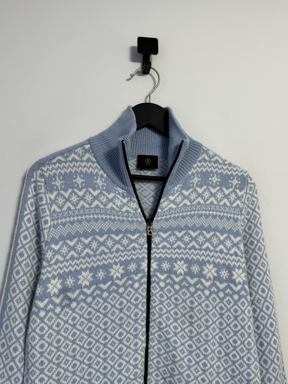 Bogner Bogner Fire+Ice Women’s Zip Sweater Patterned White Size M / US 6-8 / IT 42-44 - 2 Thumbnail
