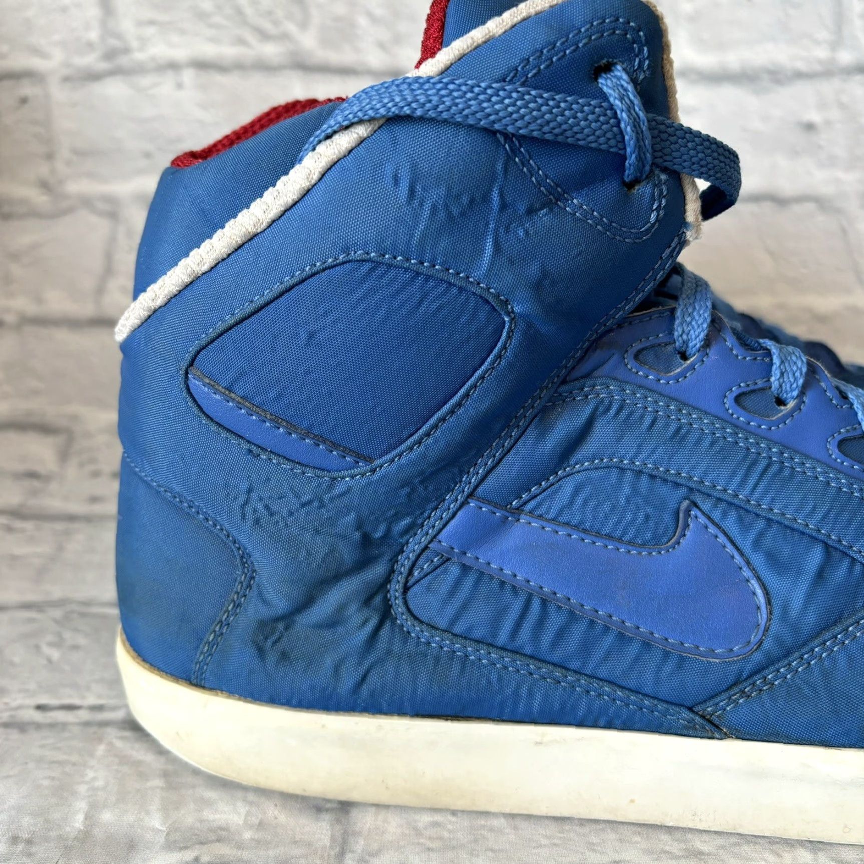 Nike Nike Auto Flight High Varsity Royal Blue Sneakers 375468-441 Men’s Size 14 Size US 13 / EU 46 - 3 Thumbnail