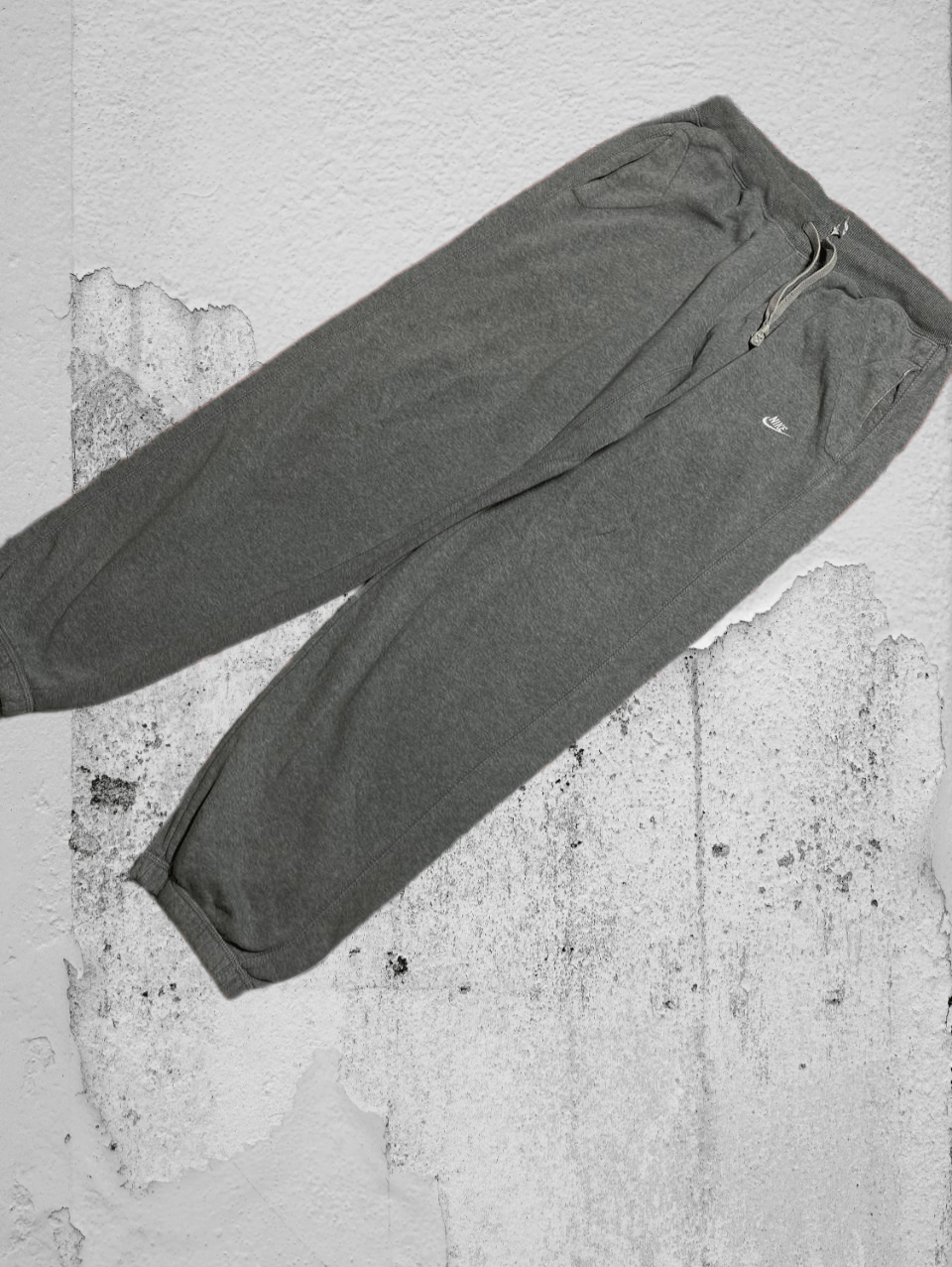 Nike × Vintage Nike gray sweatpants baggy fit wide leg streetwear hype Size US 32 / EU 48 - 1 Thumbnail