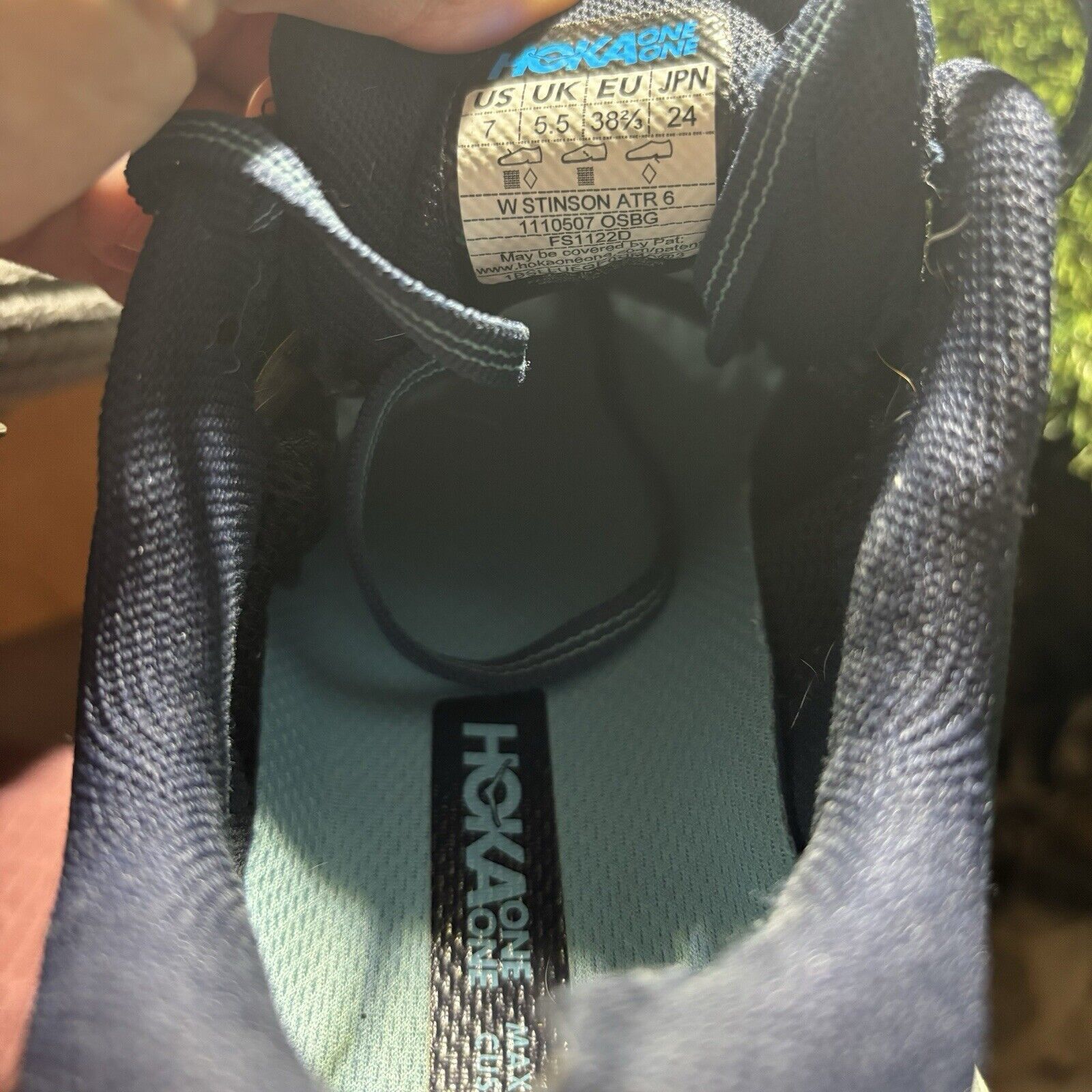 Hoka Size 7 - Hoka One One Stinson 6 Outer Space Blue Glass W Size US 7 / IT 37 - 11 Thumbnail