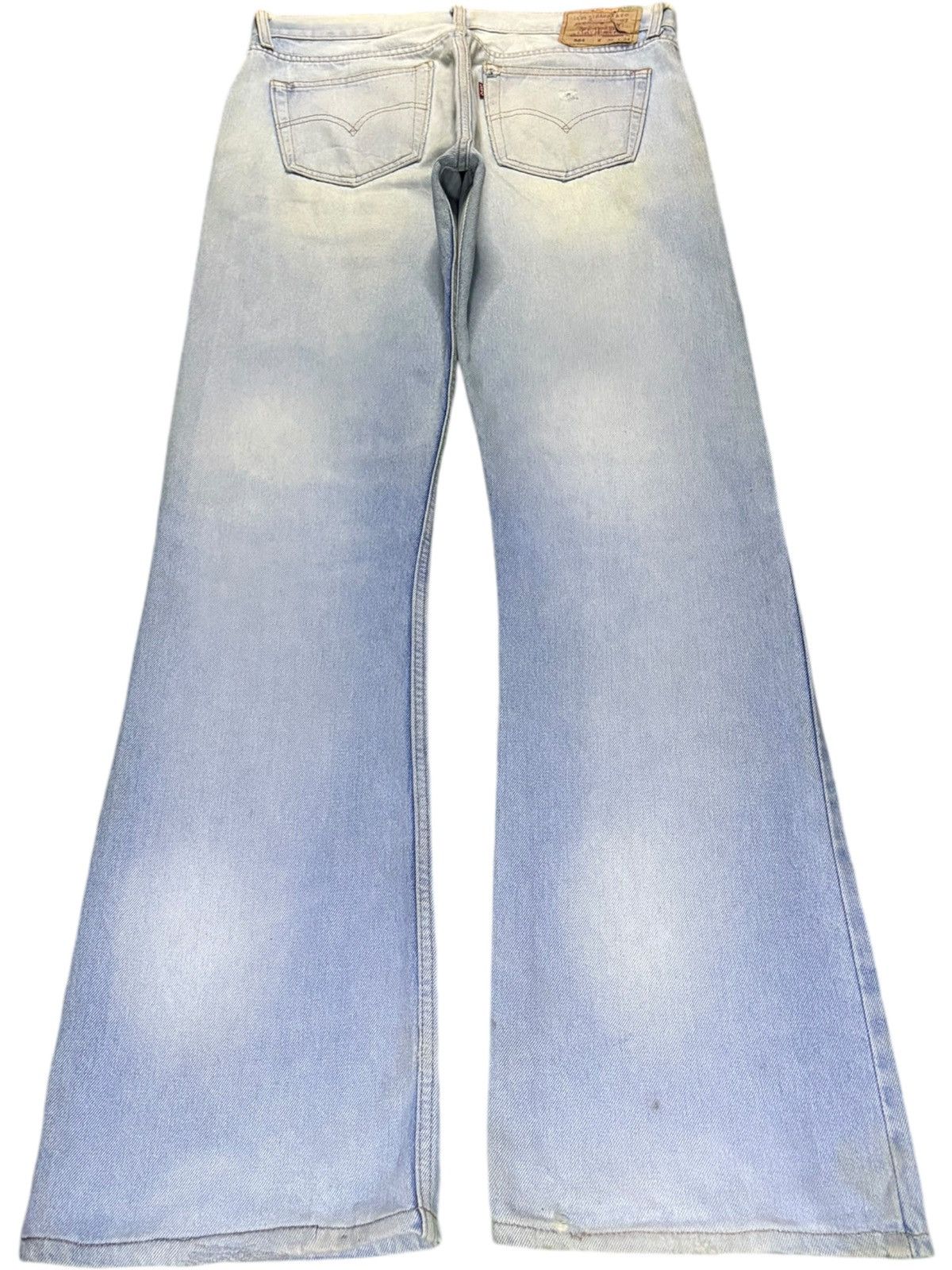 Levi's Vintage 90s Levis 554 Light Mud Wash Bootcut Flare Jeans Size US 35 - 2 Thumbnail