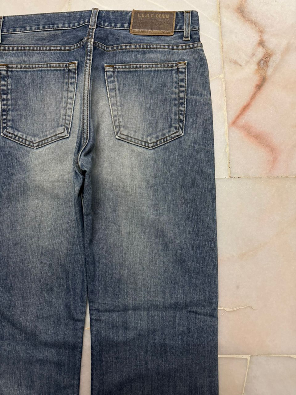 H&M 💥Grunge💥Vintage H&M Logg Mudwash Insane Distressed Denim Size US 31 - 17 Thumbnail
