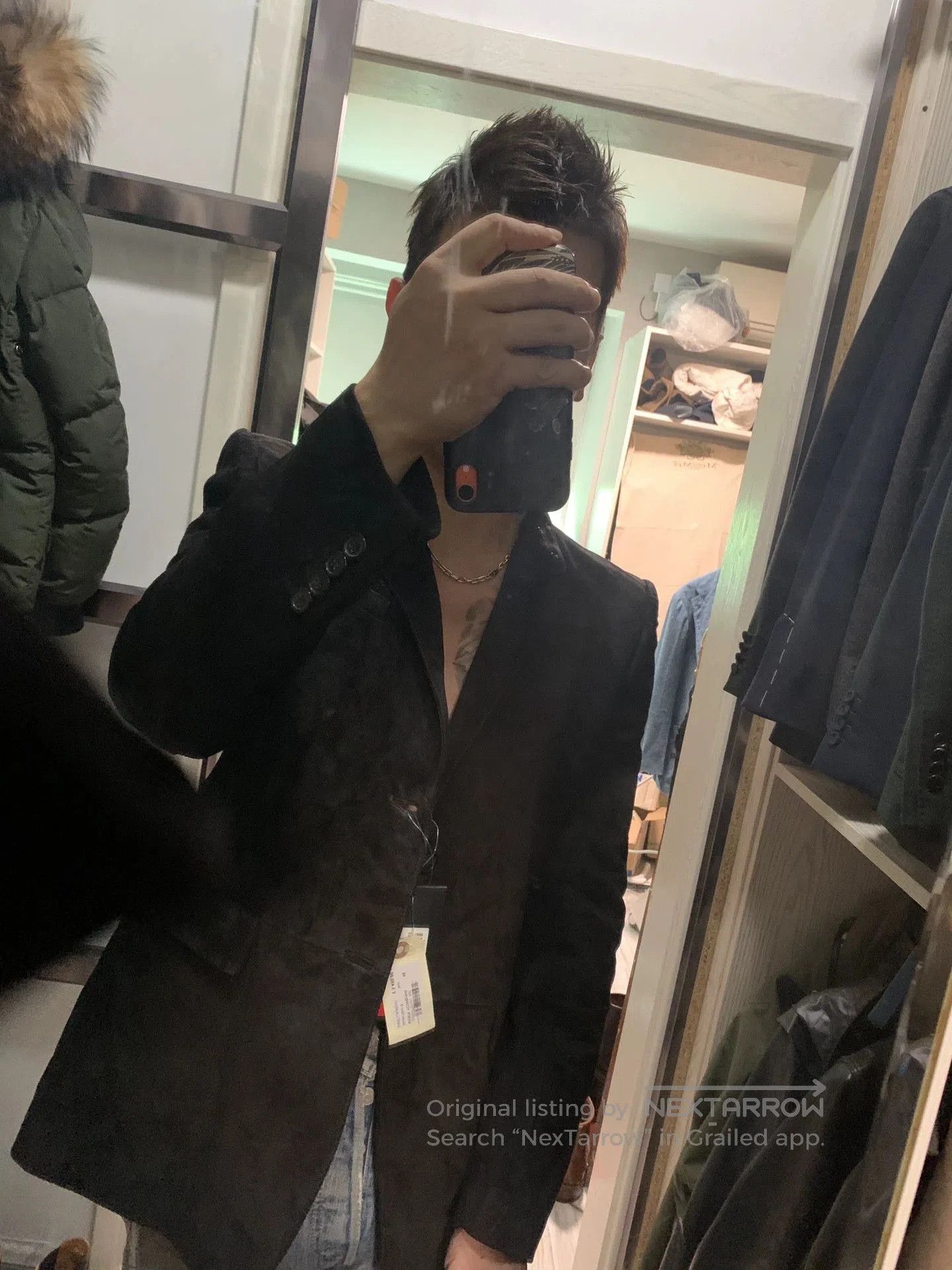 Yves Saint Laurent saint laurent suede blazer size 48. Size US M / EU 48-50 / 2 - 1 Thumbnail