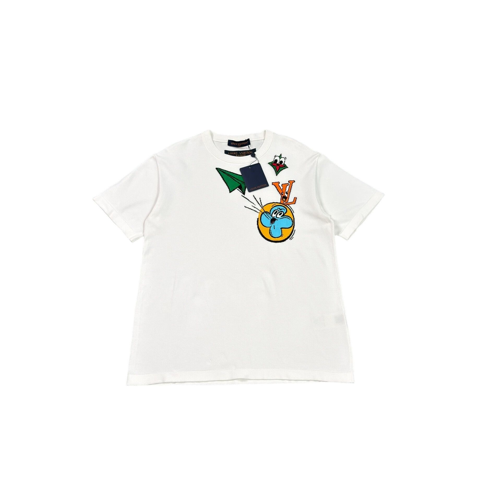 Louis Vuitton Louis Vuitton Cartoon Airplane Knit T-Shirt M Size US M / EU 48-50 / 2 - 1 Thumbnail