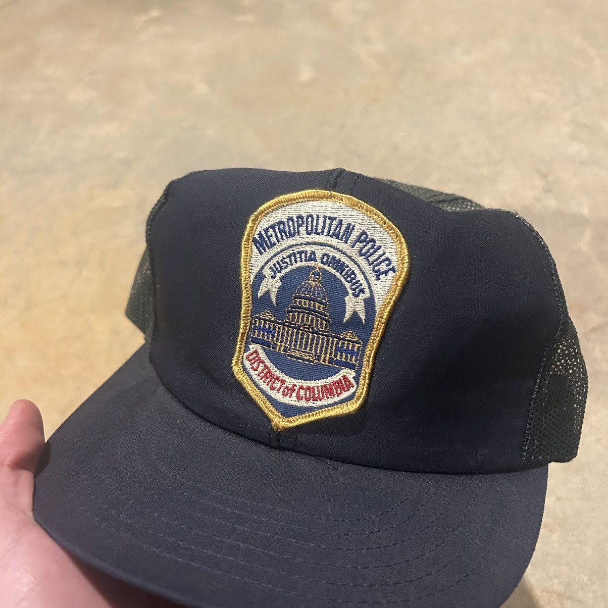 Unsound Rags × Vintage Vintage 1980s Washington DC Metropolitan Police Trucker Hat Size ONE SIZE - 3 Thumbnail