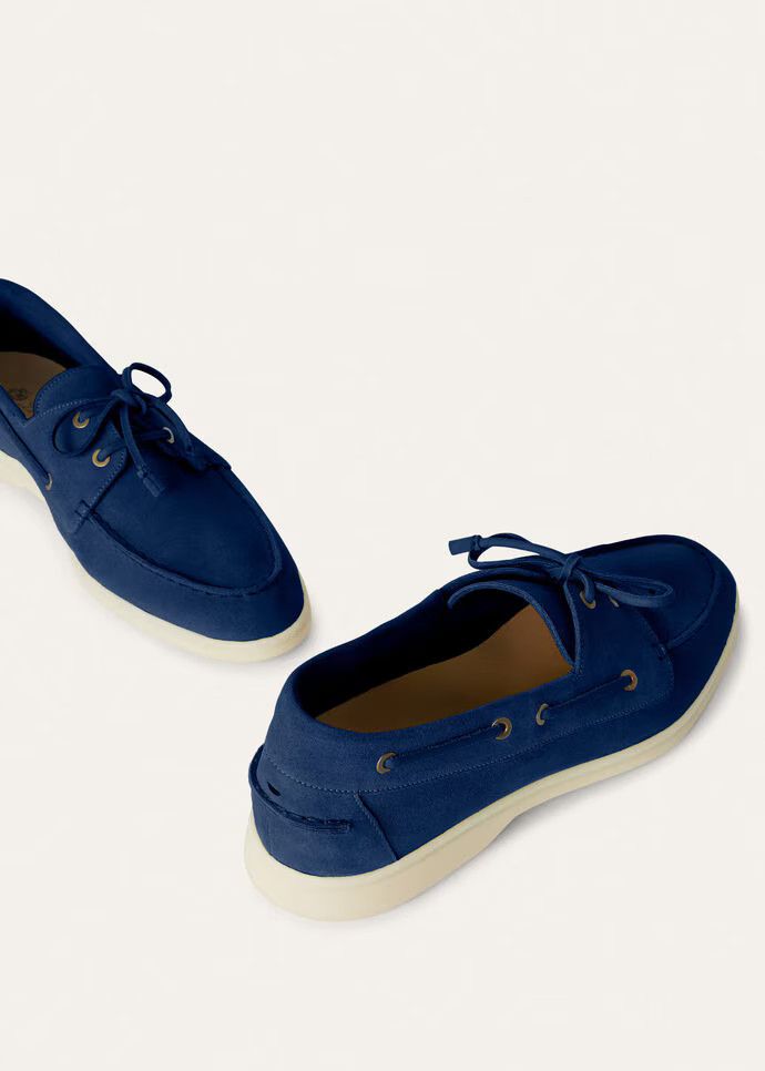 Loro Piana o1srvl11e0825 Sea-Sail Walk Loafers in Navy Blue Size US 10 / EU 43 - 6 Thumbnail