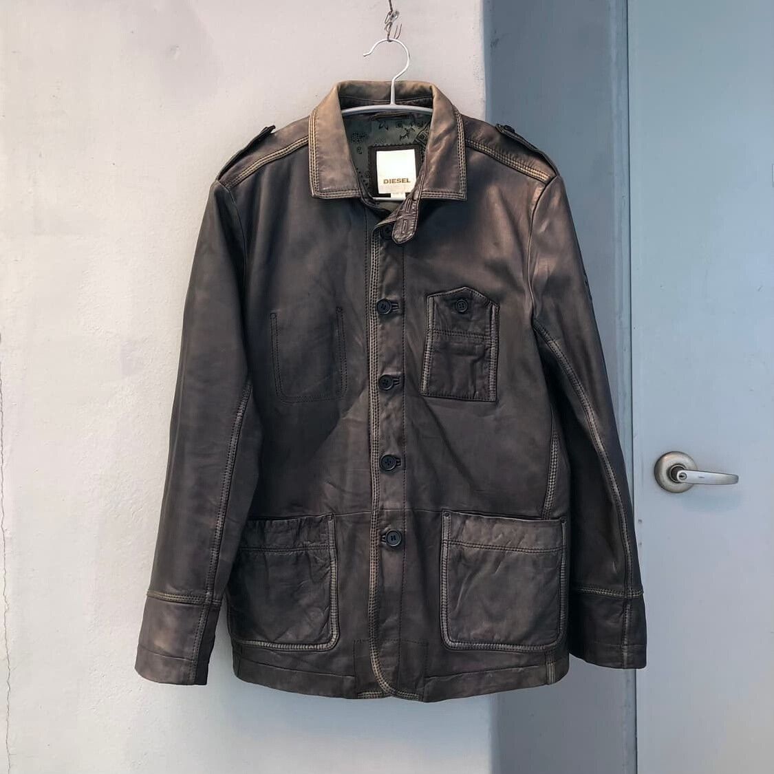Diesel Diesel Vintage Leather Jacket Size US M / EU 48-50 / 2 - 1 Thumbnail