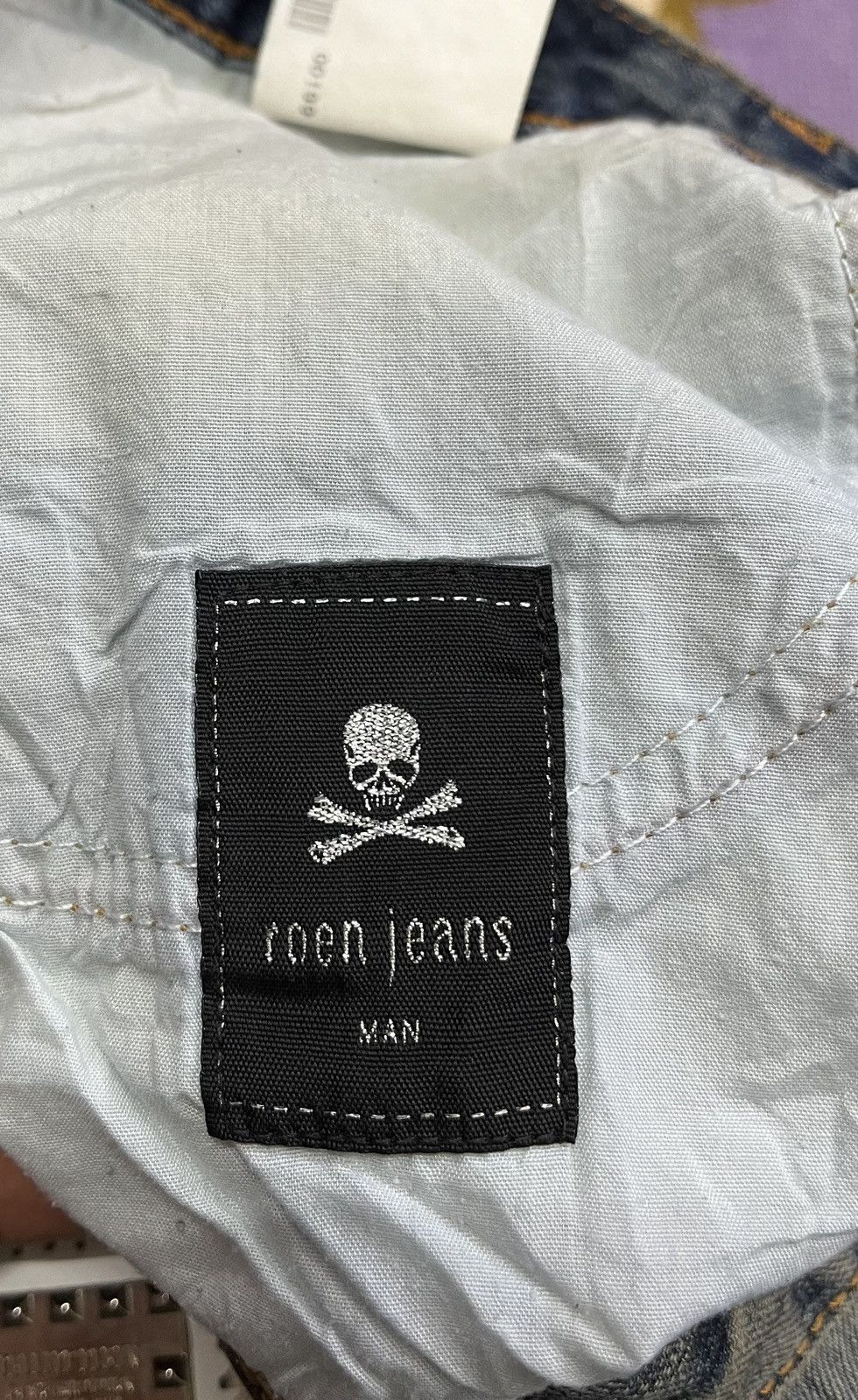 Philipp Plein ROEN x PHILIPP PLEIN Distressed Denim x Skulls Size US 30 / EU 46 - 12 Thumbnail