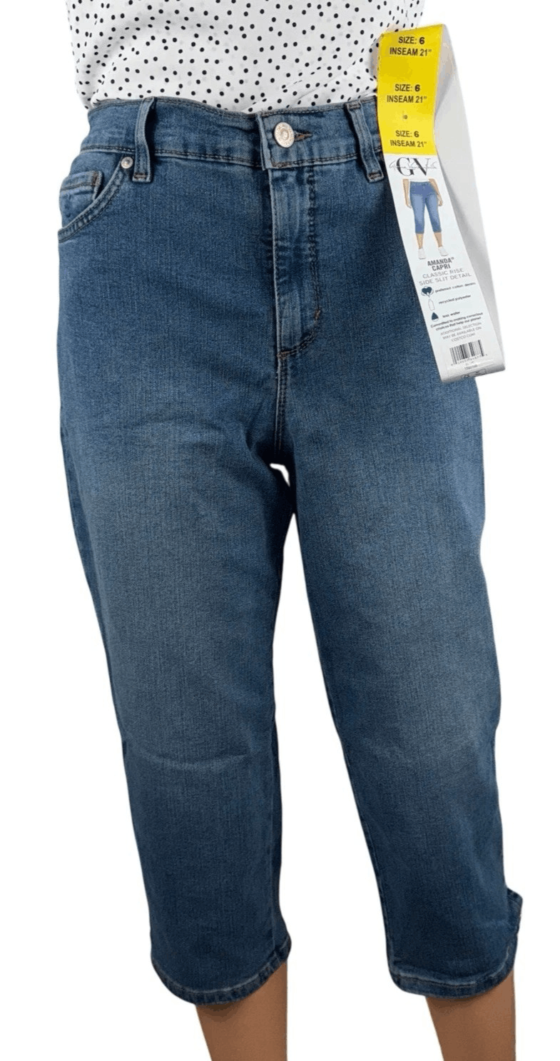 Gloria Vanderbilt Women's Amanda Capri Jeans - High Rise Petite Capris With Stretch - Comfortable Casual Fit - View #7