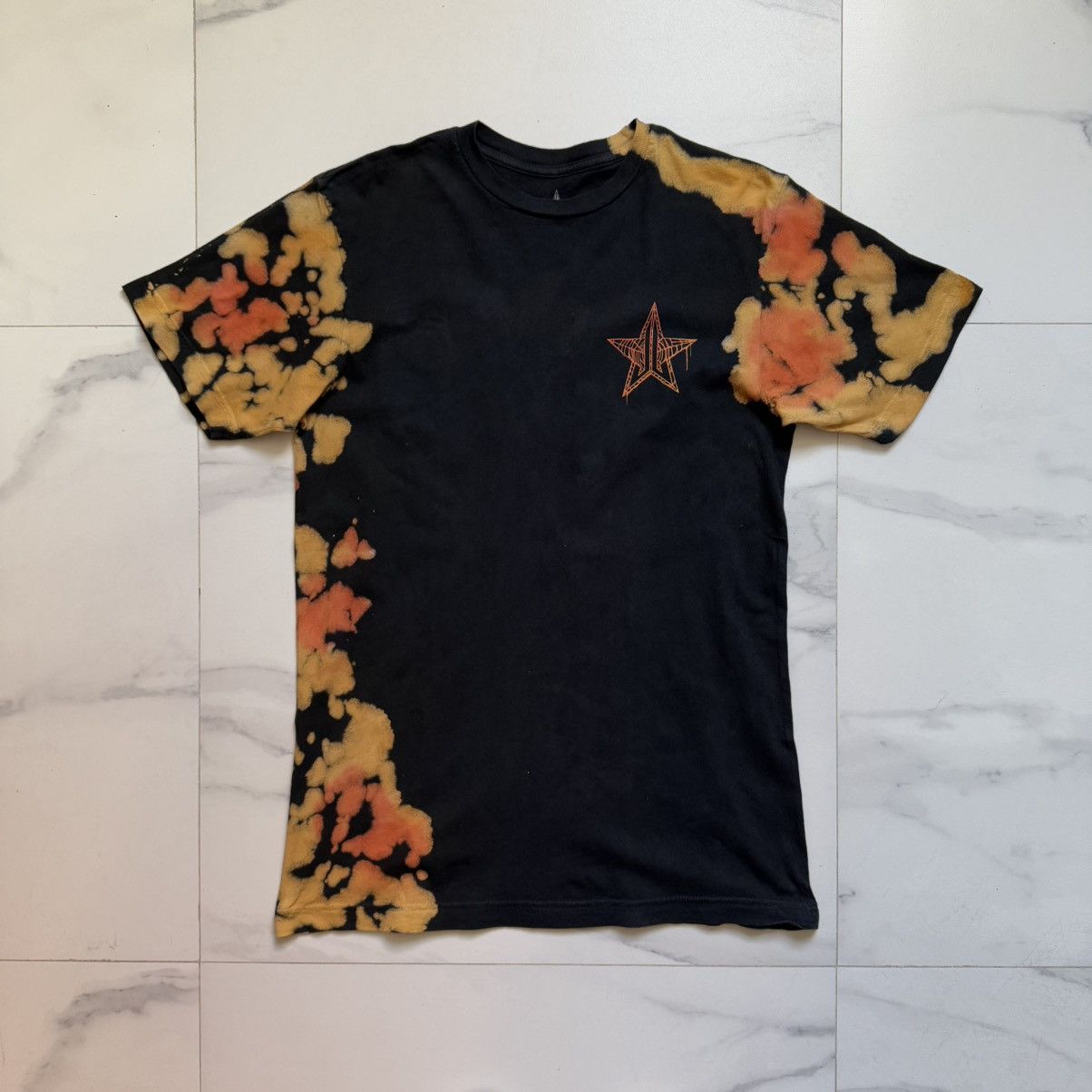 Fashion Victim × Other Jeffree Star Fashion Tie Dye Orange & Black Tee Size US M / EU 48-50 / 2 - 2 Thumbnail
