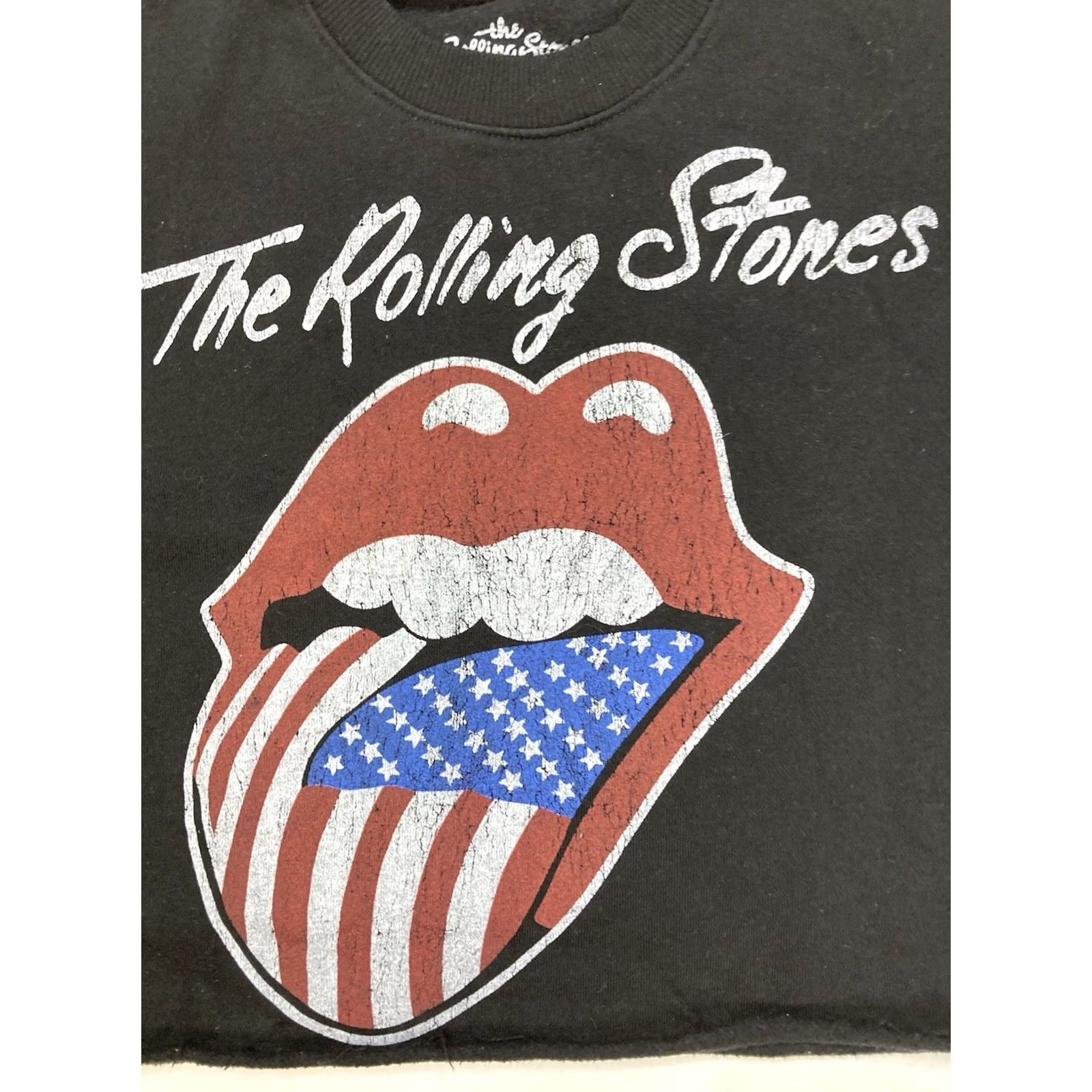 Vintage VINTAGE The Rolling Stones XS Black Lightweight Crewneck Sweatshirt Women Pullover Regular Knit Graphic Print Logo 100% Authentic Size XS / US 0-2 / IT 36-38 - 2 Thumbnail