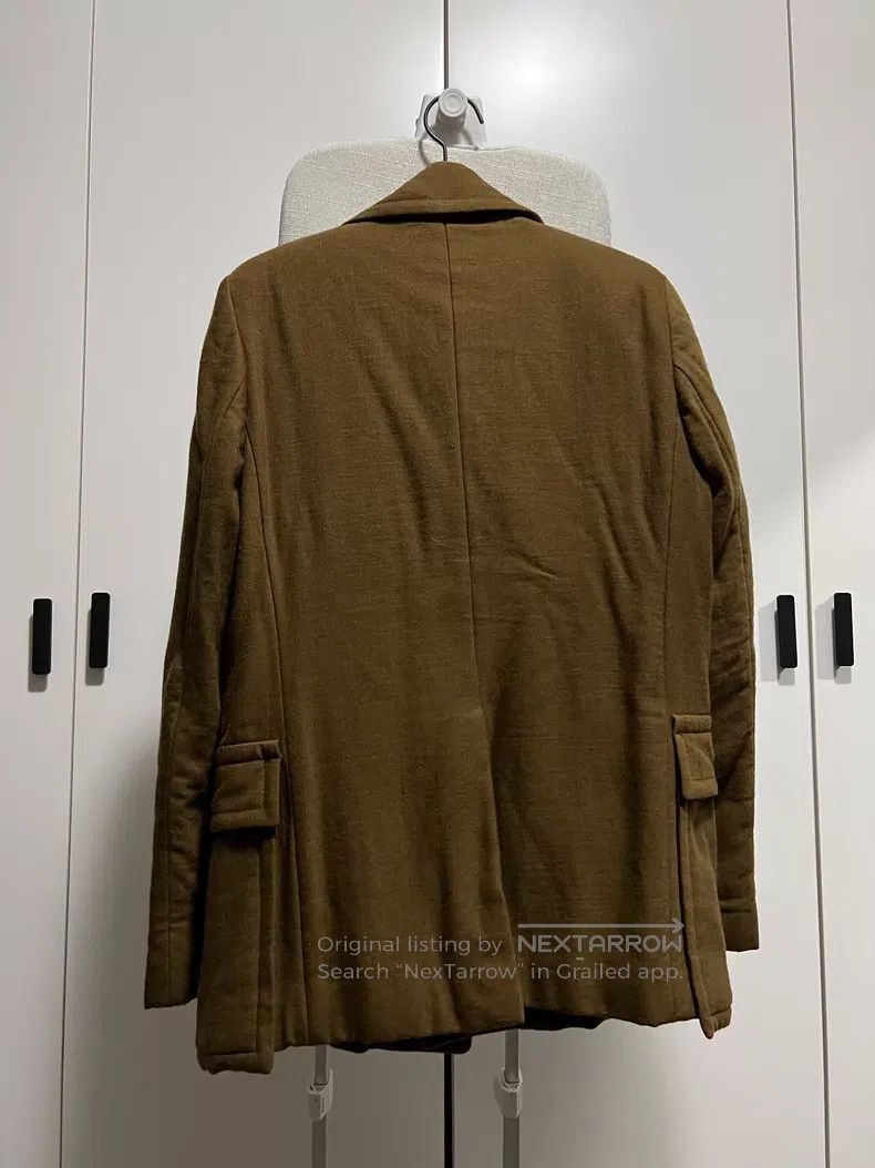 Ann Demeulemeester Ann Demeulemeester Brown Short Wool Coat Size XS / US 0-2 / IT 36-38 - 2 Thumbnail