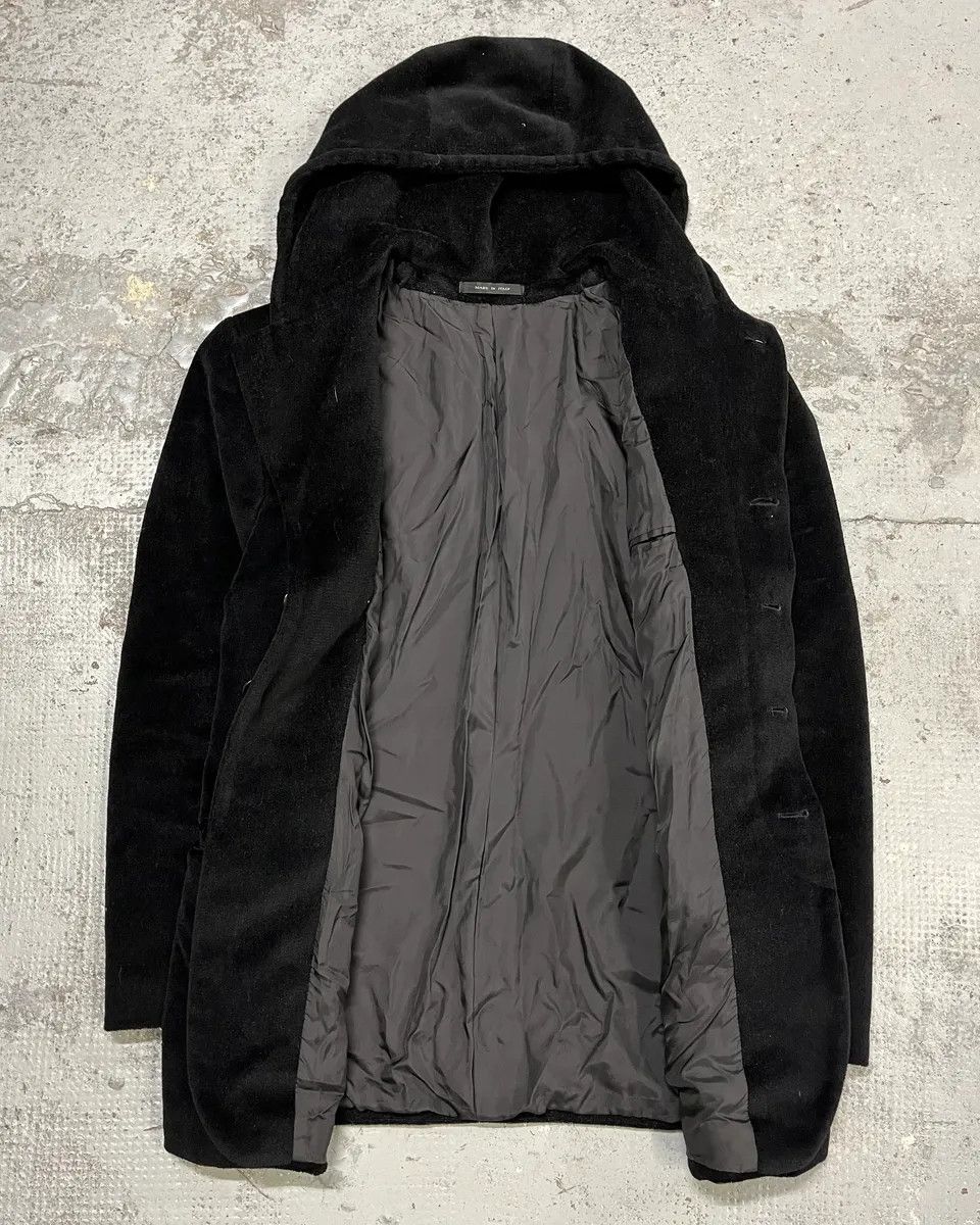 Emporio Armani 1990s Emporio Armani Black Hooded Blazer Jacket Size US S / EU 44-46 / 1 - 8 Thumbnail