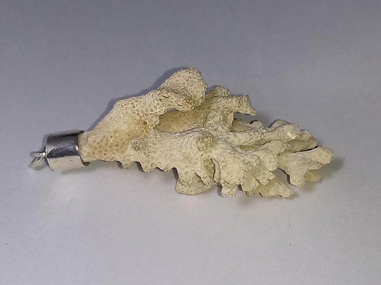 Designer Alberto Juan Hand Made White Branch Coral Sterling Pendant Size ONE SIZE - 3 Thumbnail