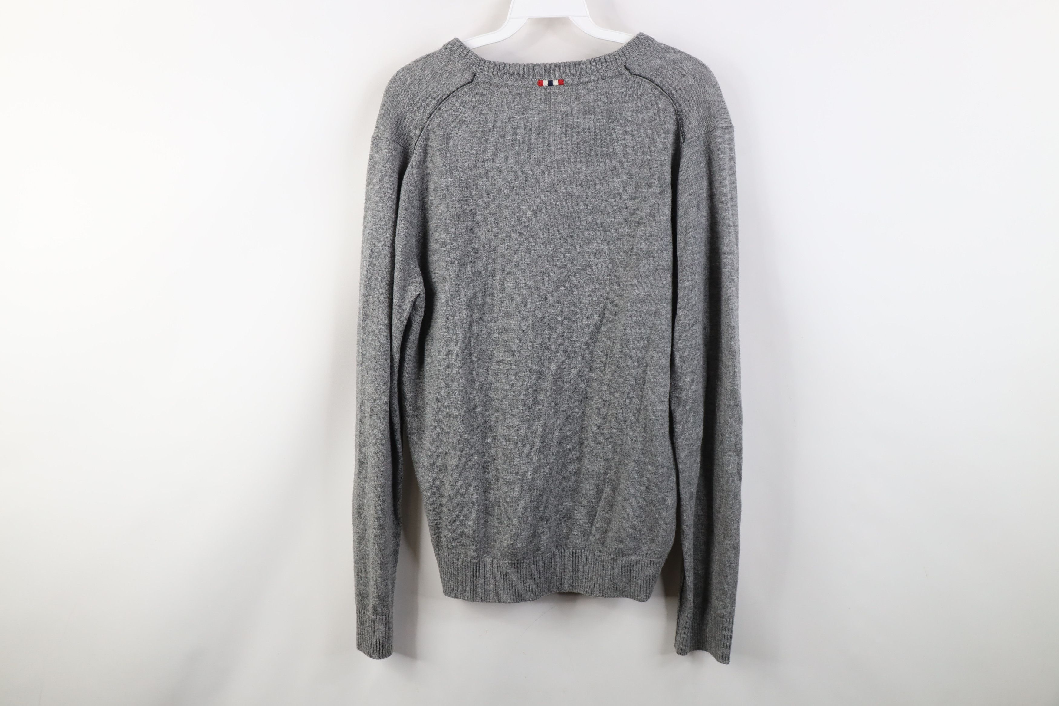 Napapijri Napapijri Geographic Lightweight Wool V-Neck Sweater Gray Size US M / EU 48-50 / 2 - 14 Thumbnail