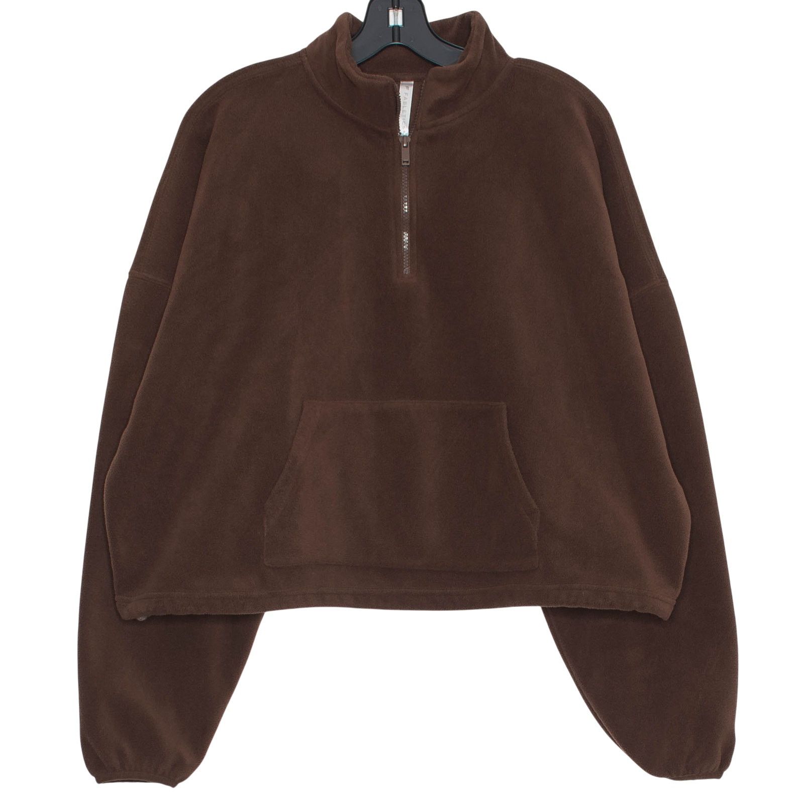 Fabletics Fabletics Rayne Polar Fleece 1/4 Zip Brown XL Oversized Cozy Size XL / US 12-14 / IT 48-50 - 1 Thumbnail