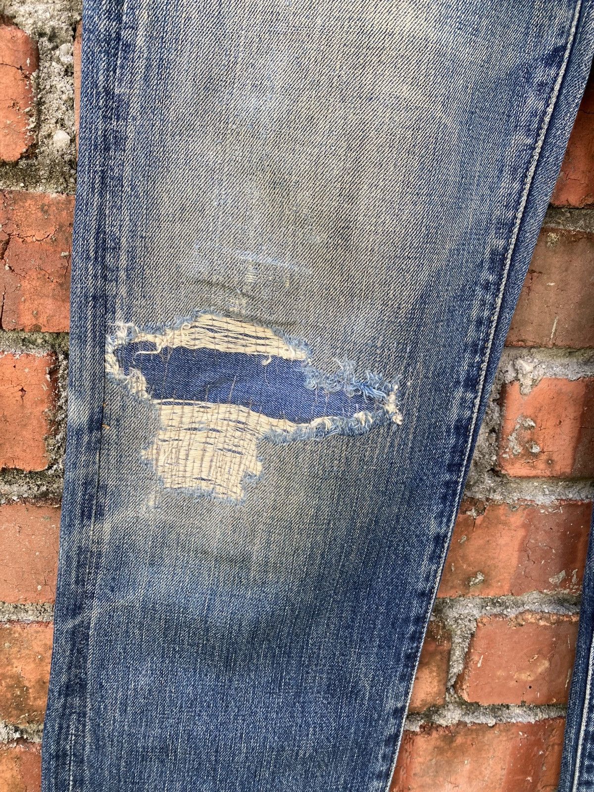 Levi's × Levi's Vintage Clothing × Vintage W29x36 vintage levi's 503B redline big E made in JAPAN Size US 29 - 3 Thumbnail