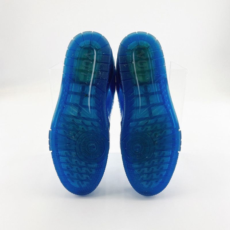 Louis Vuitton Louis Vuitton Blue Trainer Low-Top Sneakers - Size US 8 / EU 41 - 4 Thumbnail