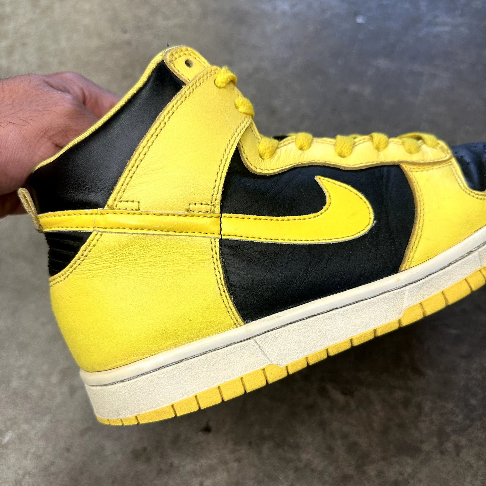 Nike 1999 Nike Dunk Hi 'Golden Rod' Size US 8.5 / EU 41-42 - 7 Thumbnail