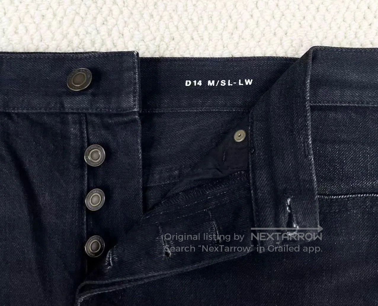 Saint Laurent Paris black distressed straight. Size US 30 / EU 46 - 5 Thumbnail